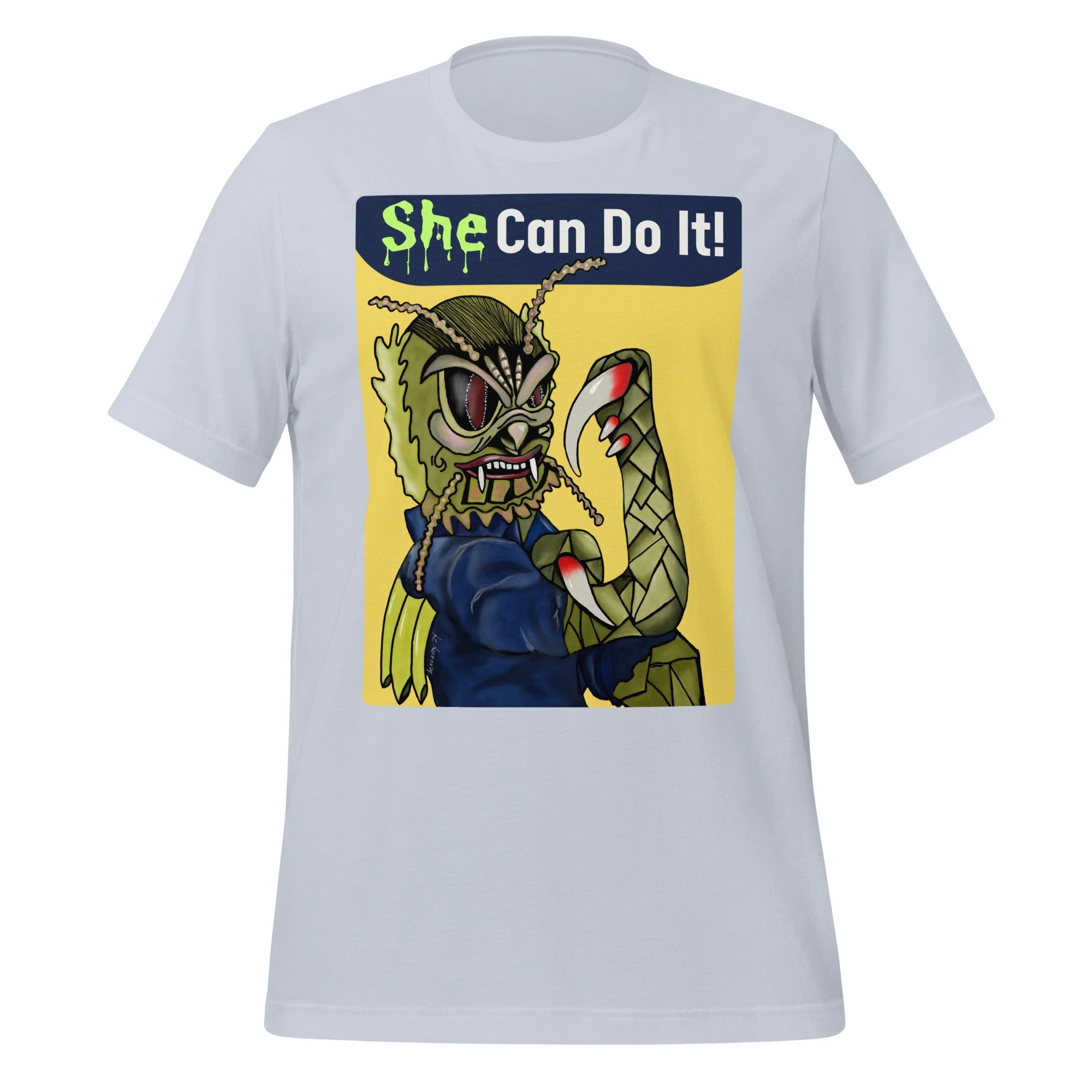 She (Creature) Can Do It | Dumb Industries | Unisex T-Shirt Light