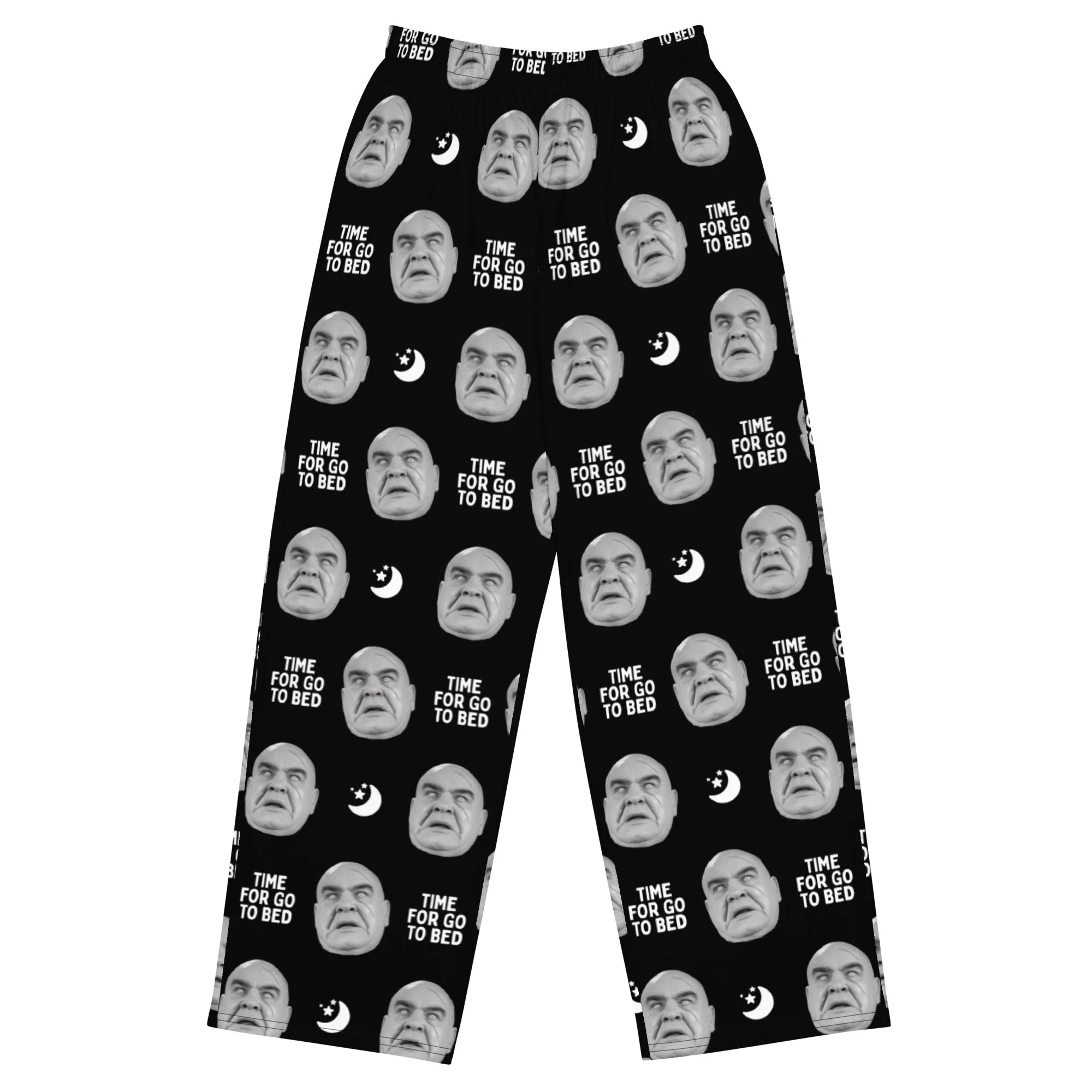 Weird & Wonderful Wednesday Watchalongs | Time For Go To Bed Tor Johnson | All-over print unisex wide-leg pants