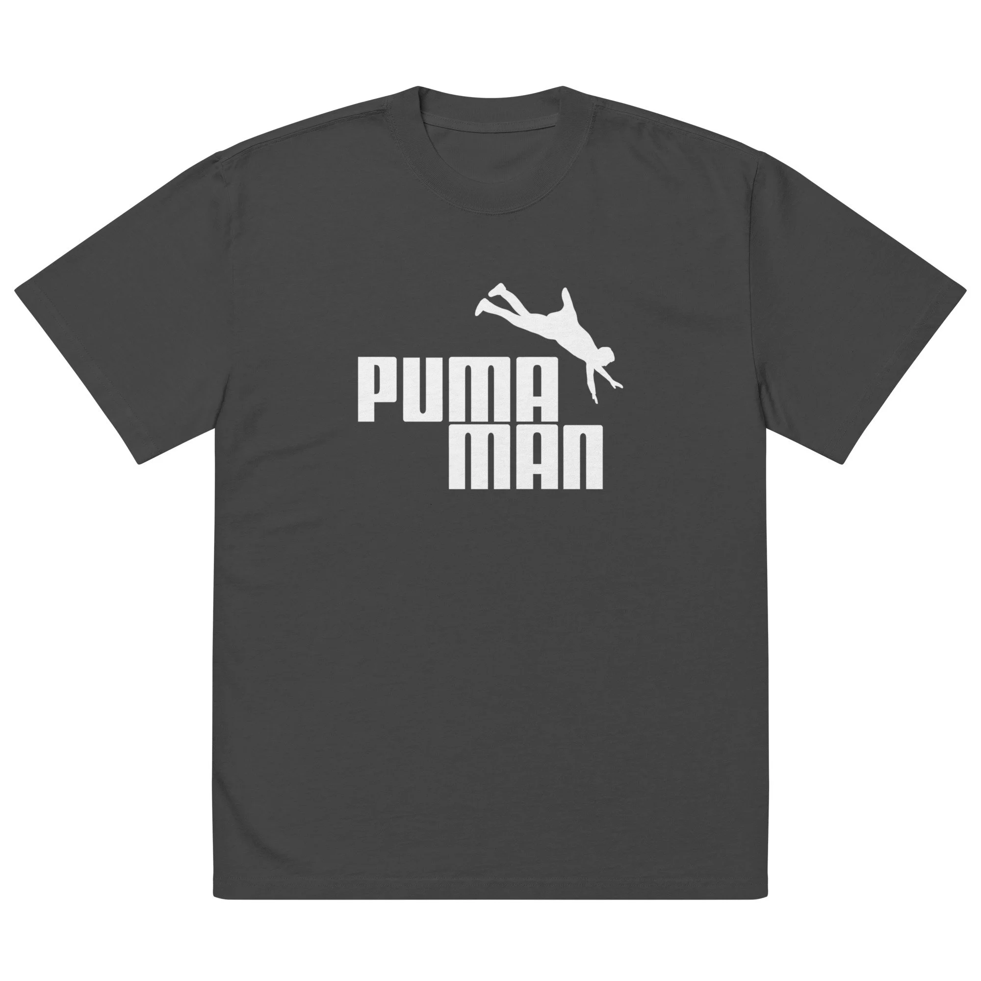 Pumaman | Design by Josh Flowers | Oversized faded t-shirt