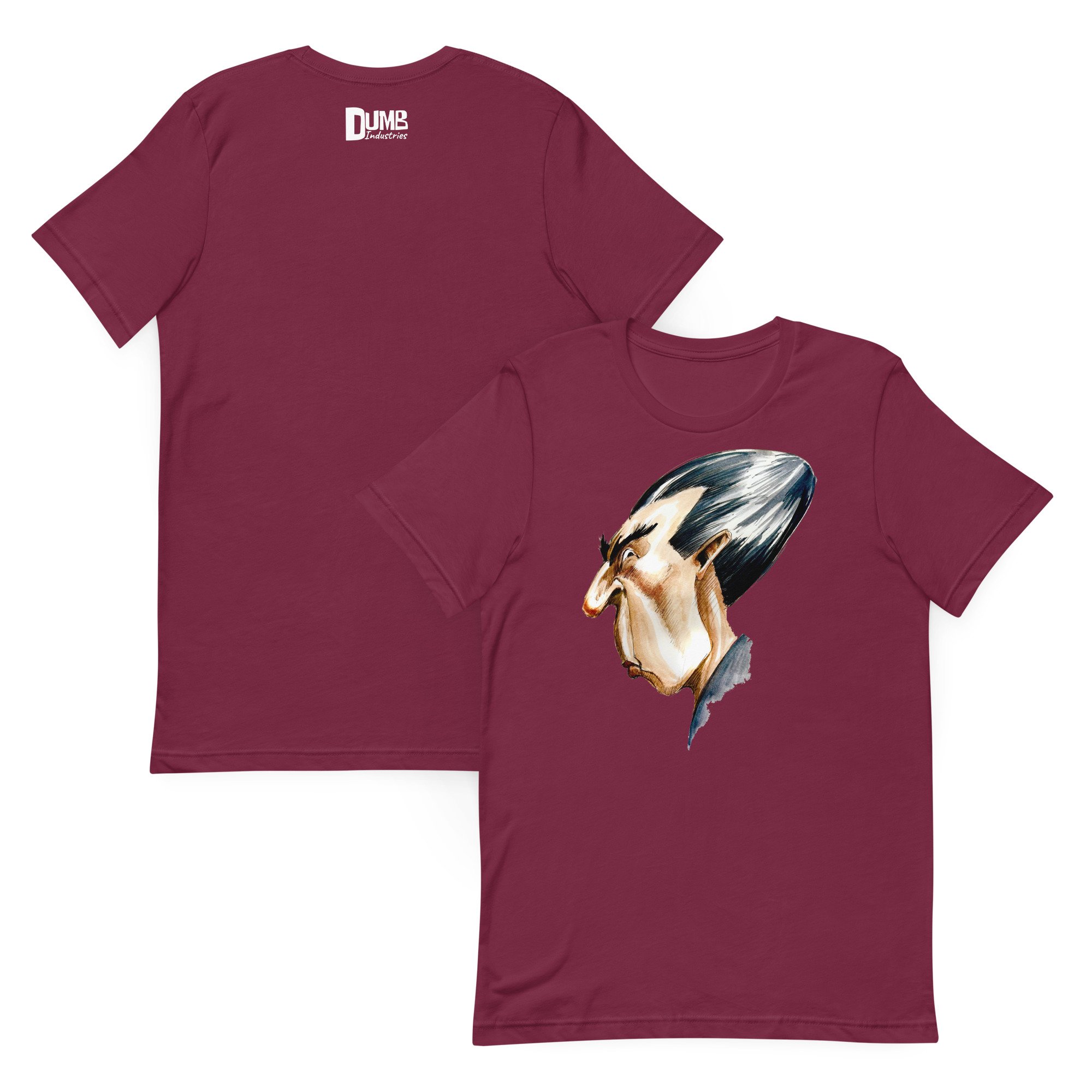 unisex-staple-t-shirt-maroon-front-and-back-6a4547682e4cc.jpg