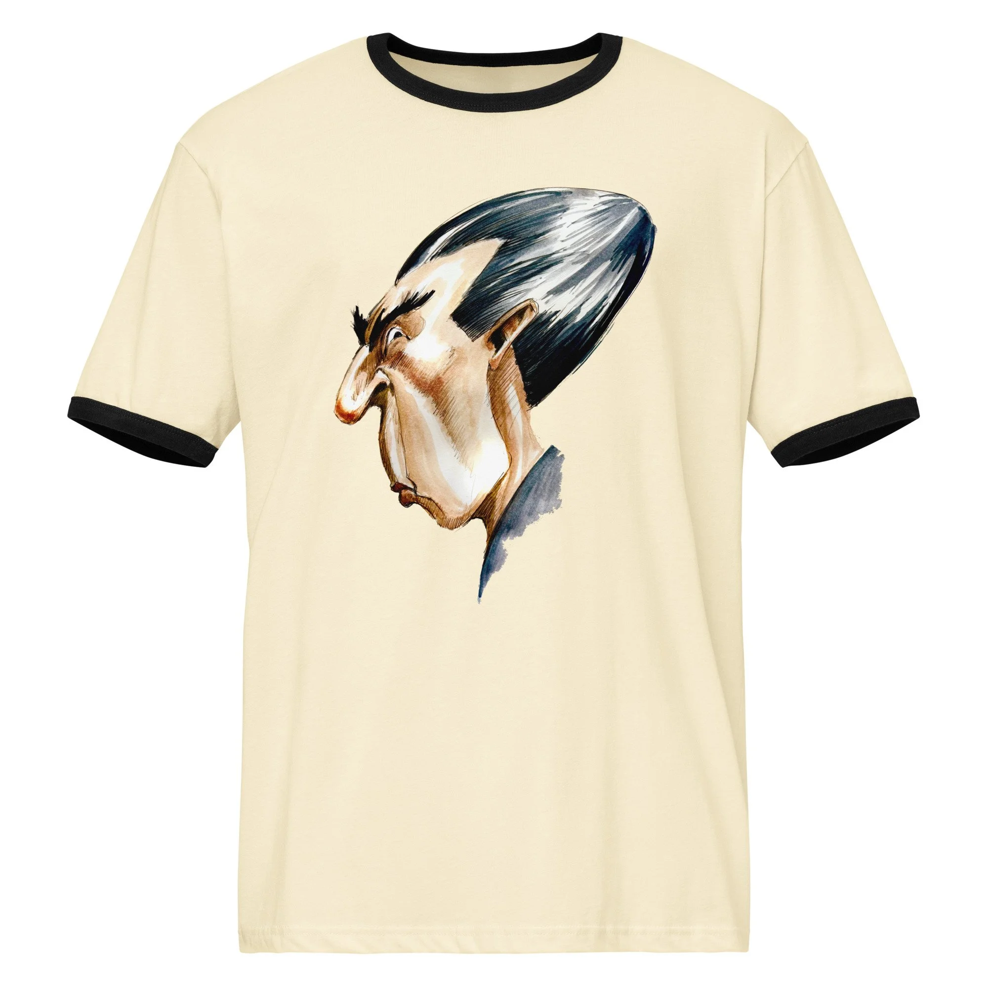 unisex-ringer-t-shirt-natural-black-front-6a46895bf3f1a.jpg