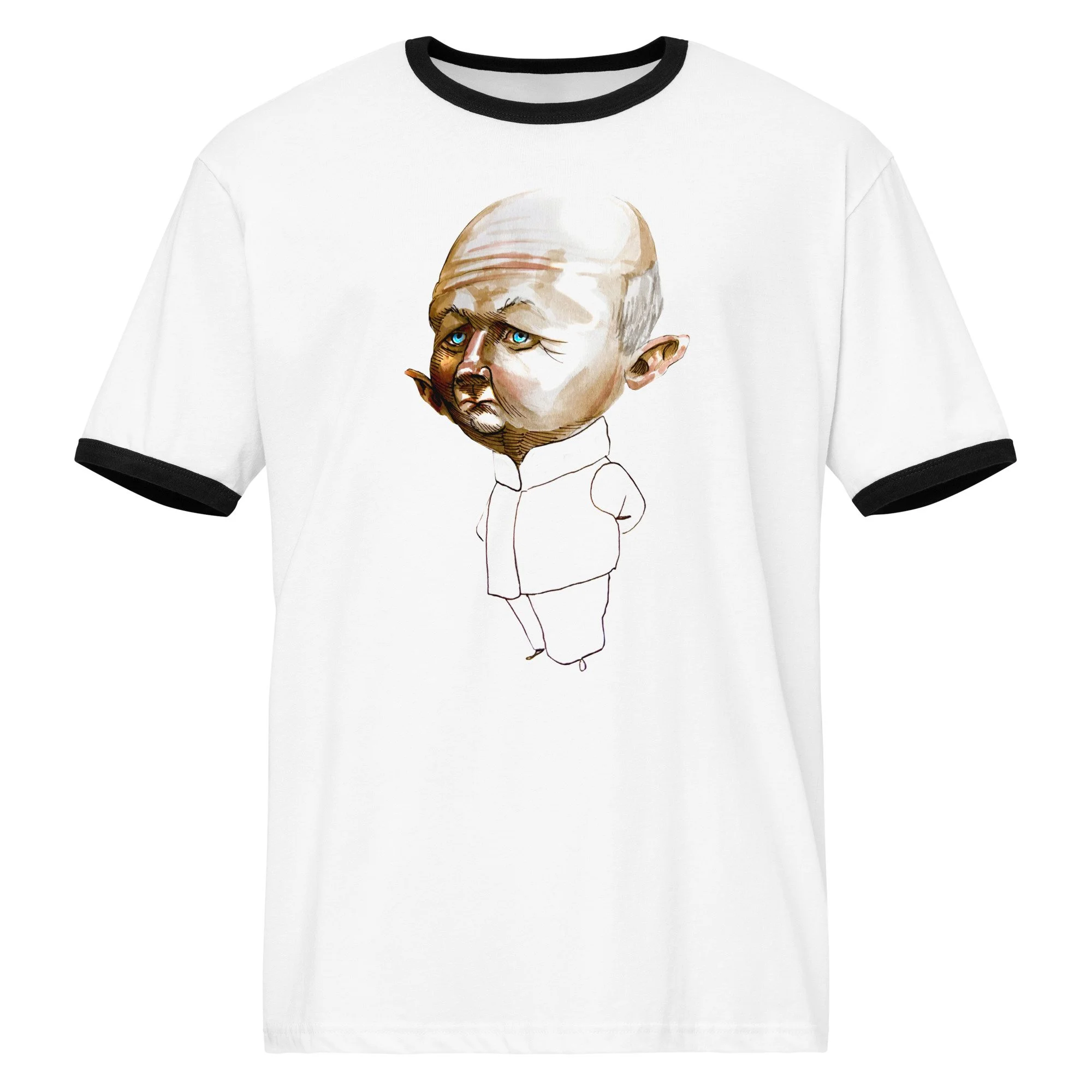 Donald Pleasance by Carmen Cerra | Unisex ringer t-shirt