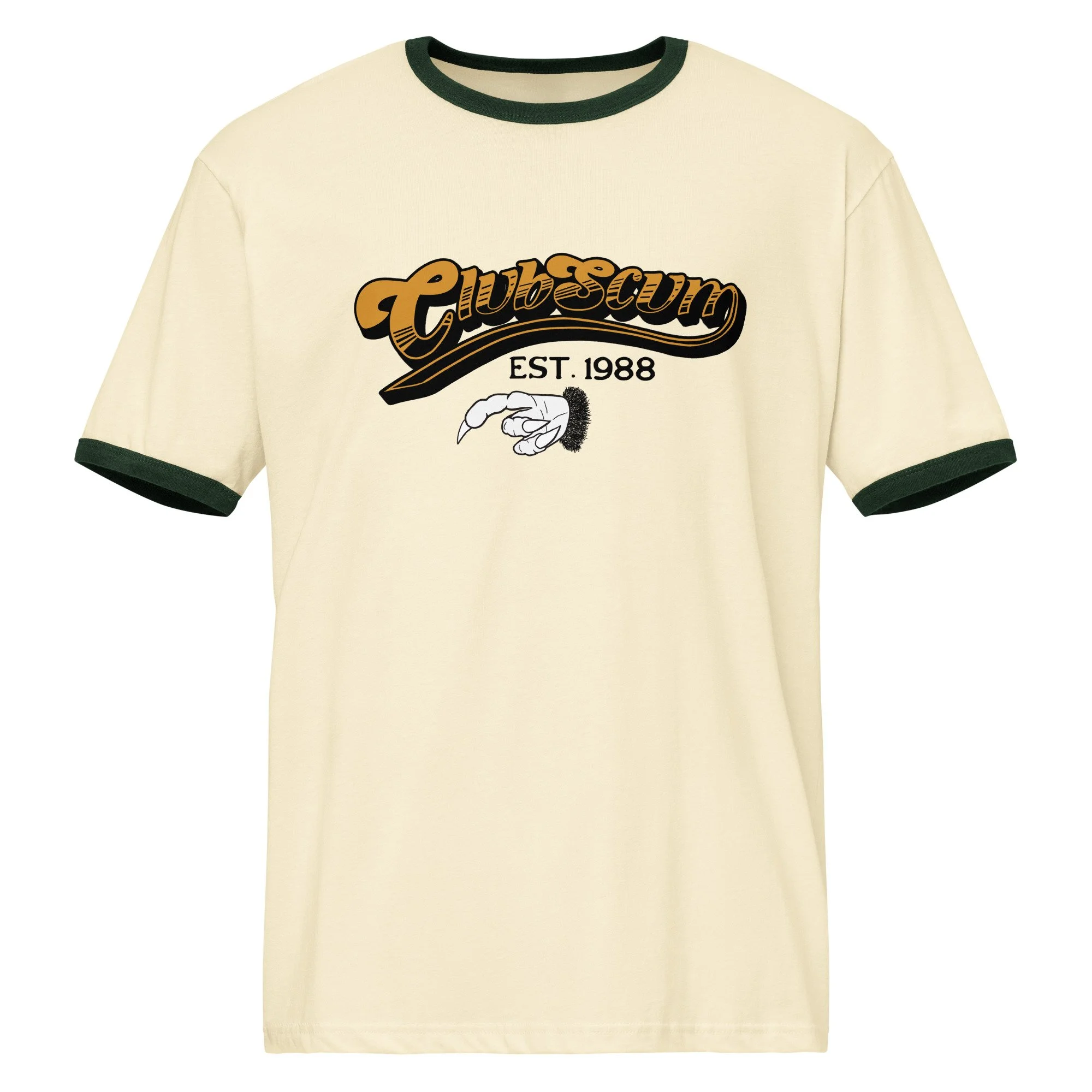unisex-ringer-t-shirt-natural-forest-green-front-6a4a7891c4922.jpg
