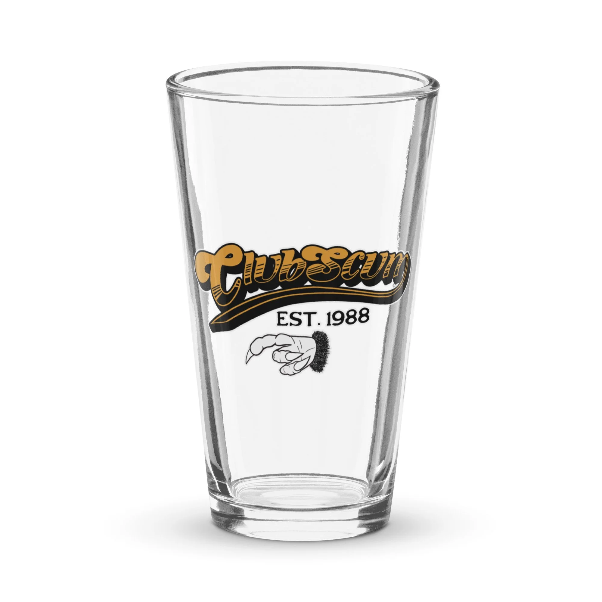 Club Scum / Cheers mashup inspired by Hobgoblins | Design by Josh Flowers | Shaker pint glass