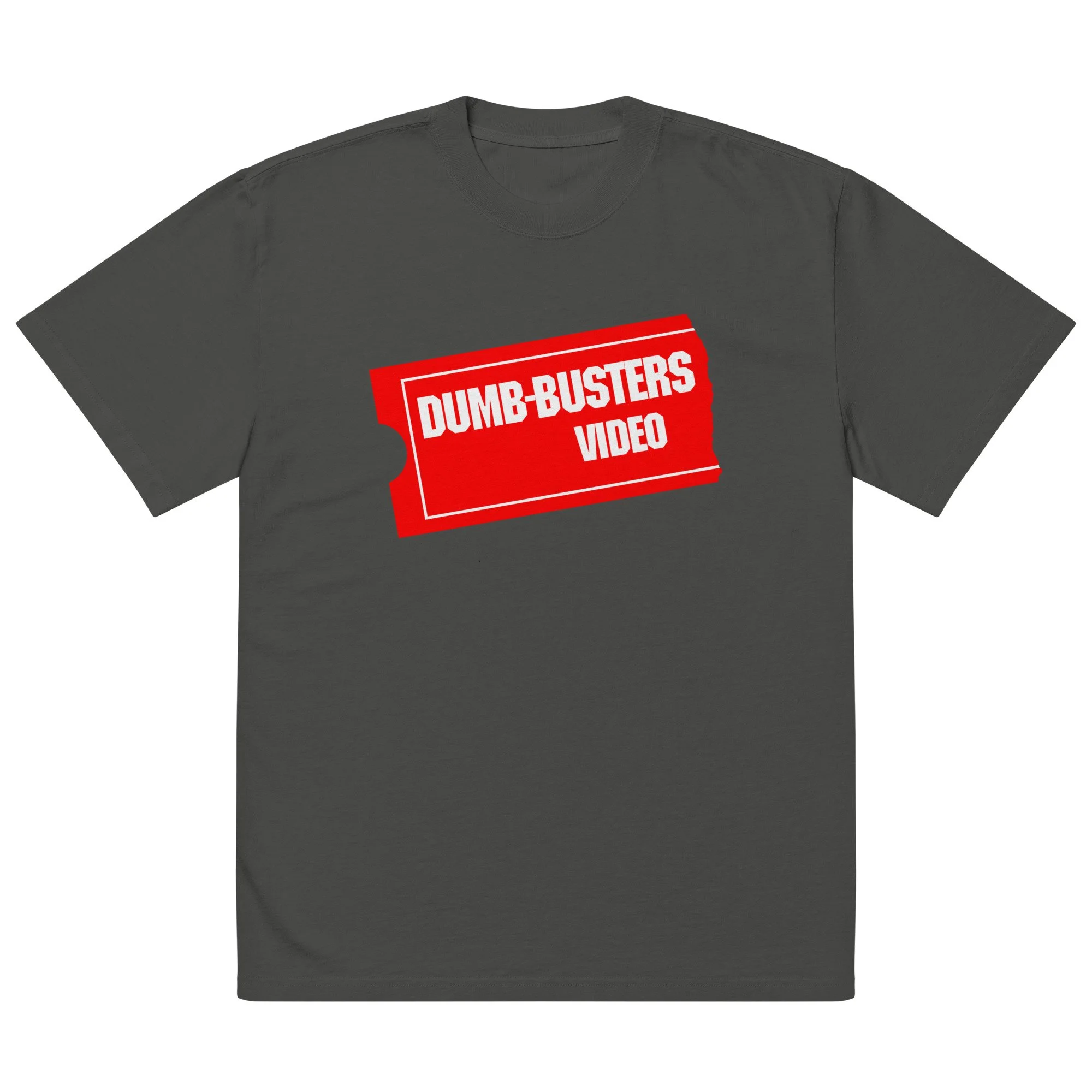 Dumb-Busters Video | Oversized faded t-shirt
