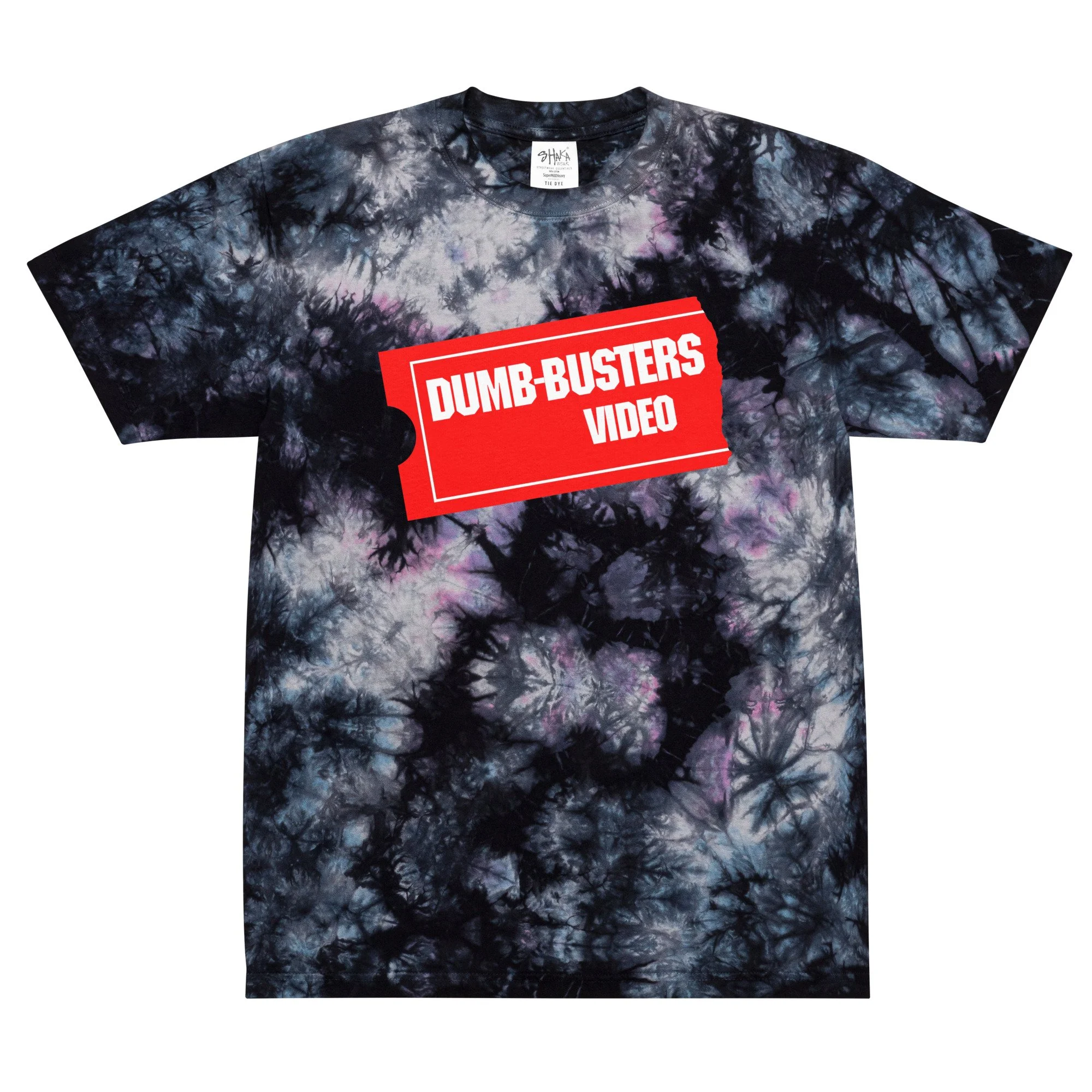 Dumb-Busters Video | Oversized tie-dye t-shirt