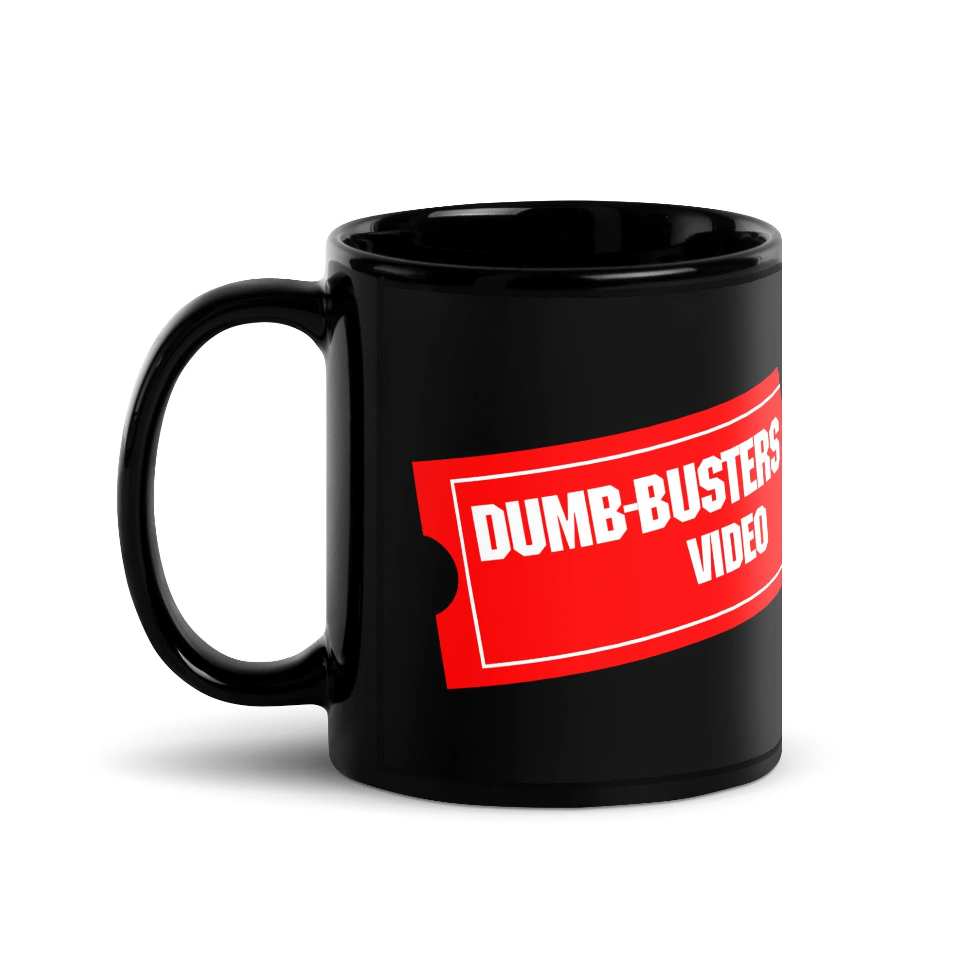 Dumb-Busters Video | Black Glossy Mug
