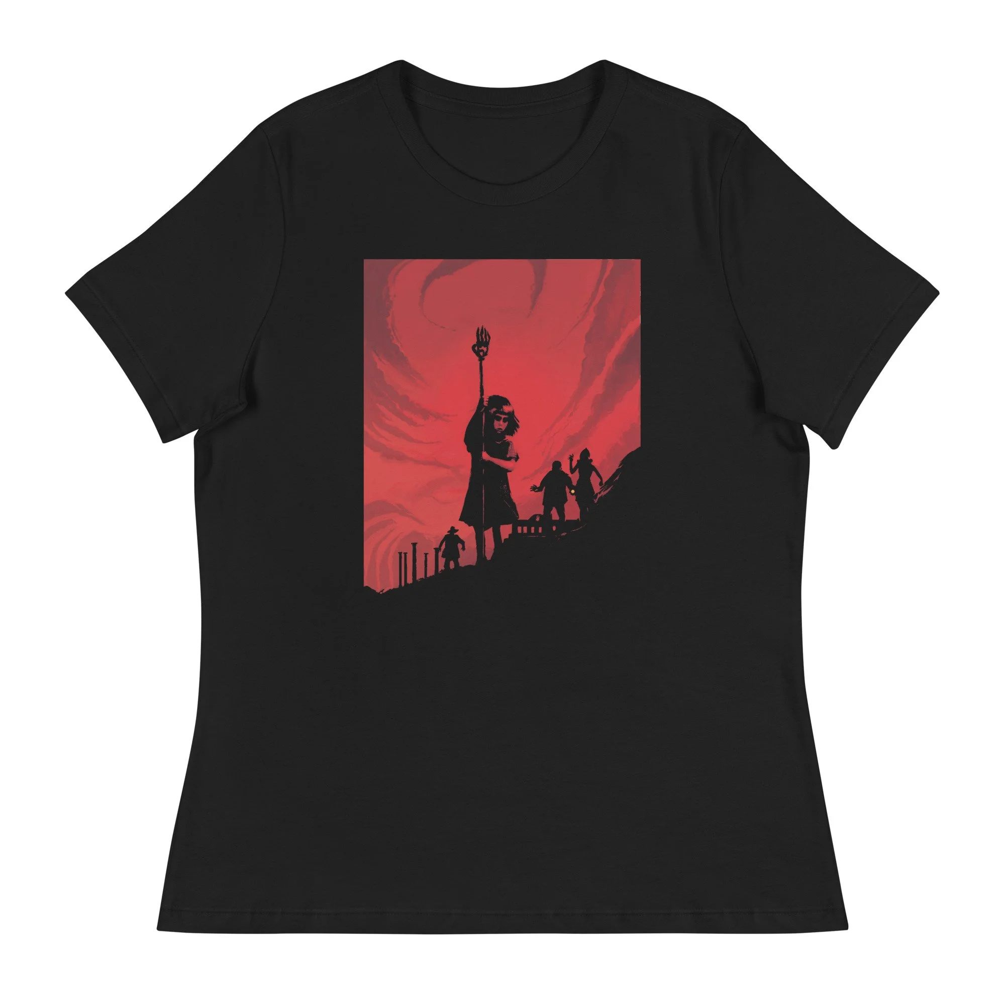 Growing Up w/ Manos: The Hands of Fate by Jackey Neyman Jones | Book Cover Artwork | Women's Relaxed T-Shirt