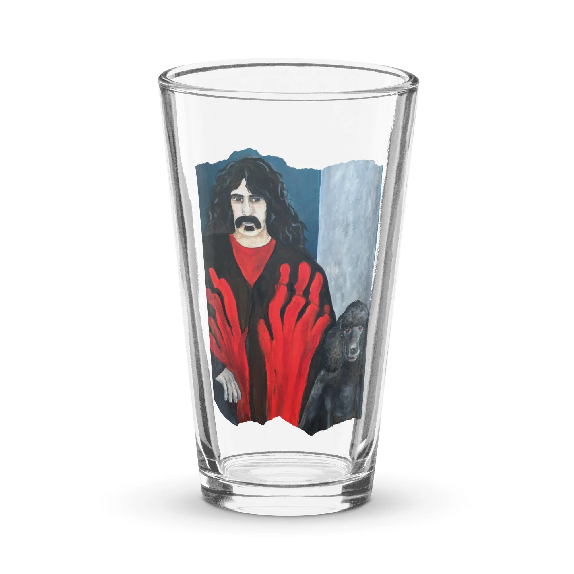 Jackey Neyman Jones | Frank Zappa As The Master Mashup | Shaker pint glass