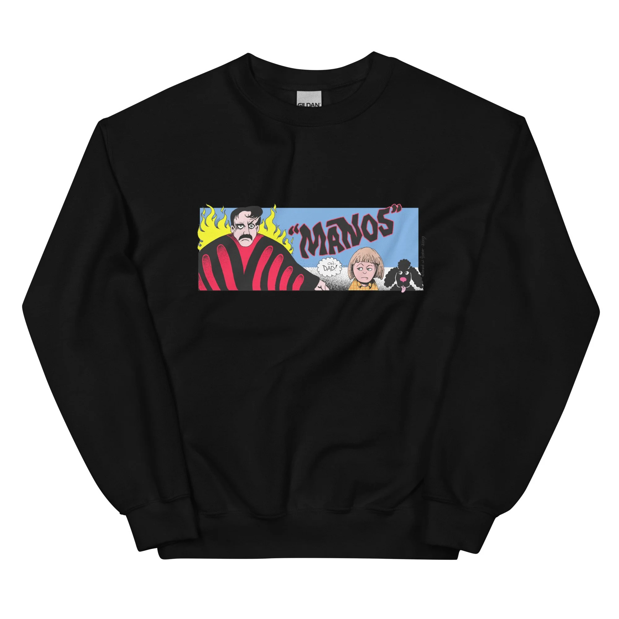 Jackey Neyman Jones | Manos: The Hands Of Fate | Brad Foster Design in Color | Unisex Sweatshirt