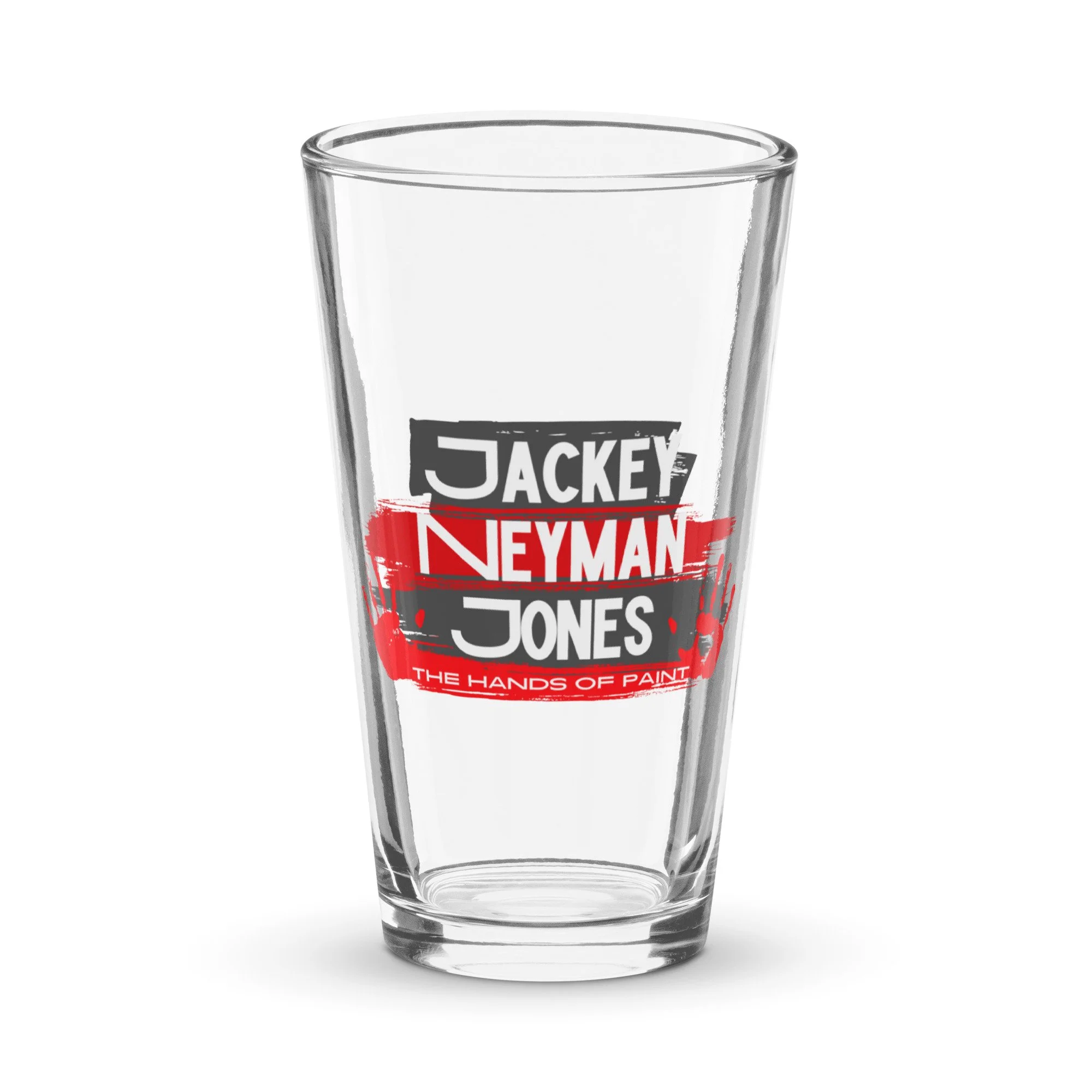 Jackey Neyman Jones: The Hands of Paint | Shaker pint glass