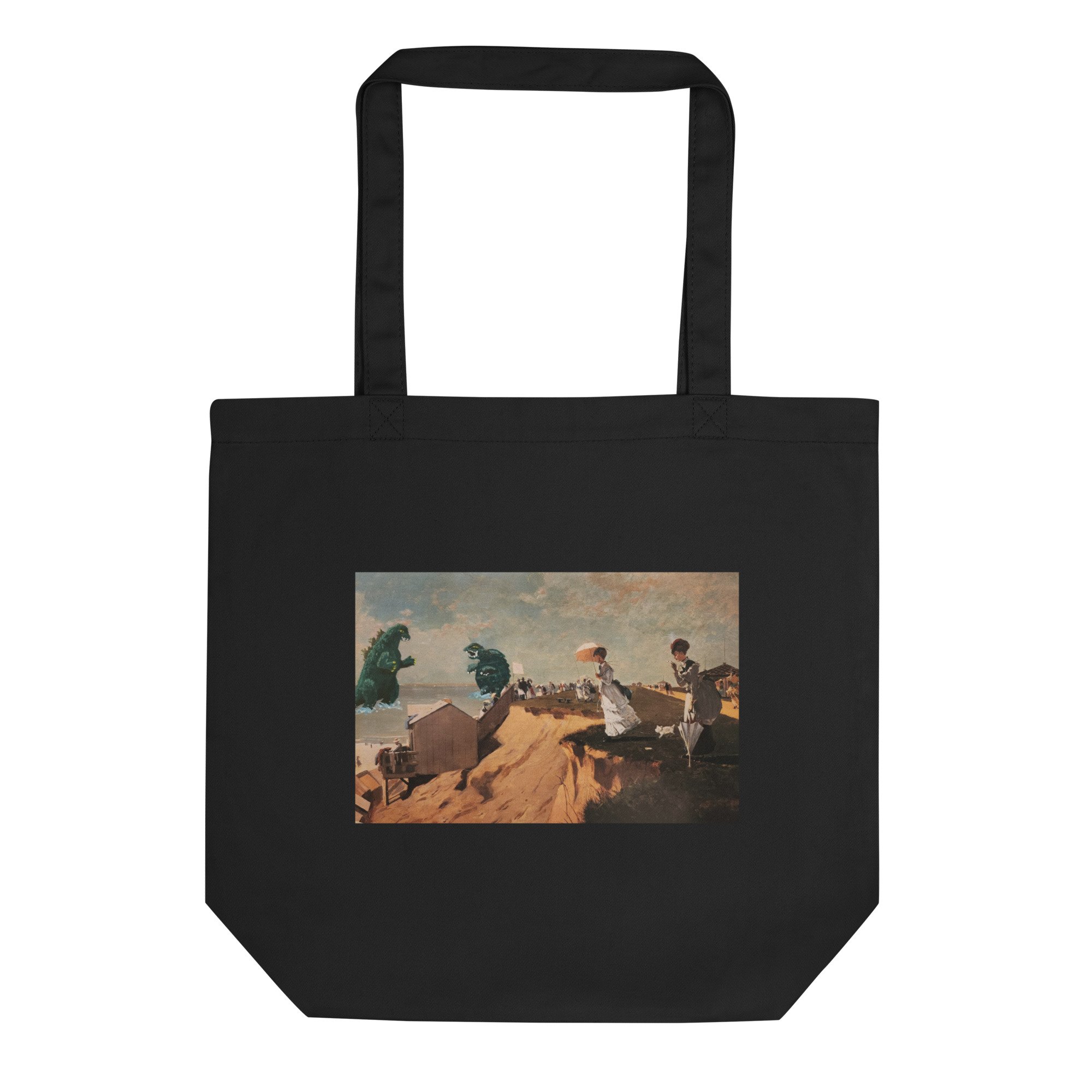 Kaiju Beach Battle By Inga Wohlgemuth | Eco Tote Bag