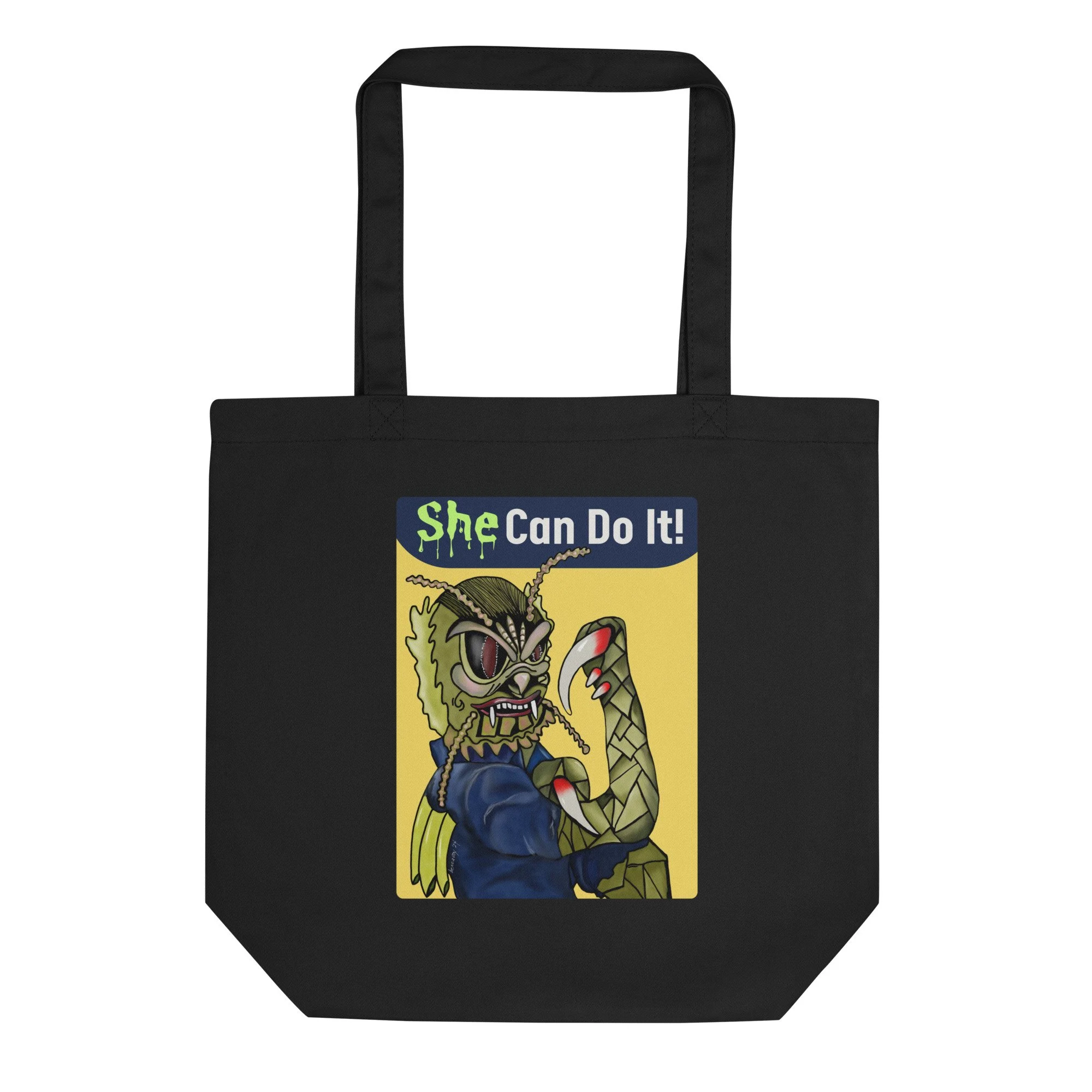 She (Creature) Can Do It! | Dumb Industries | Mashup | Eco Tote Bag
