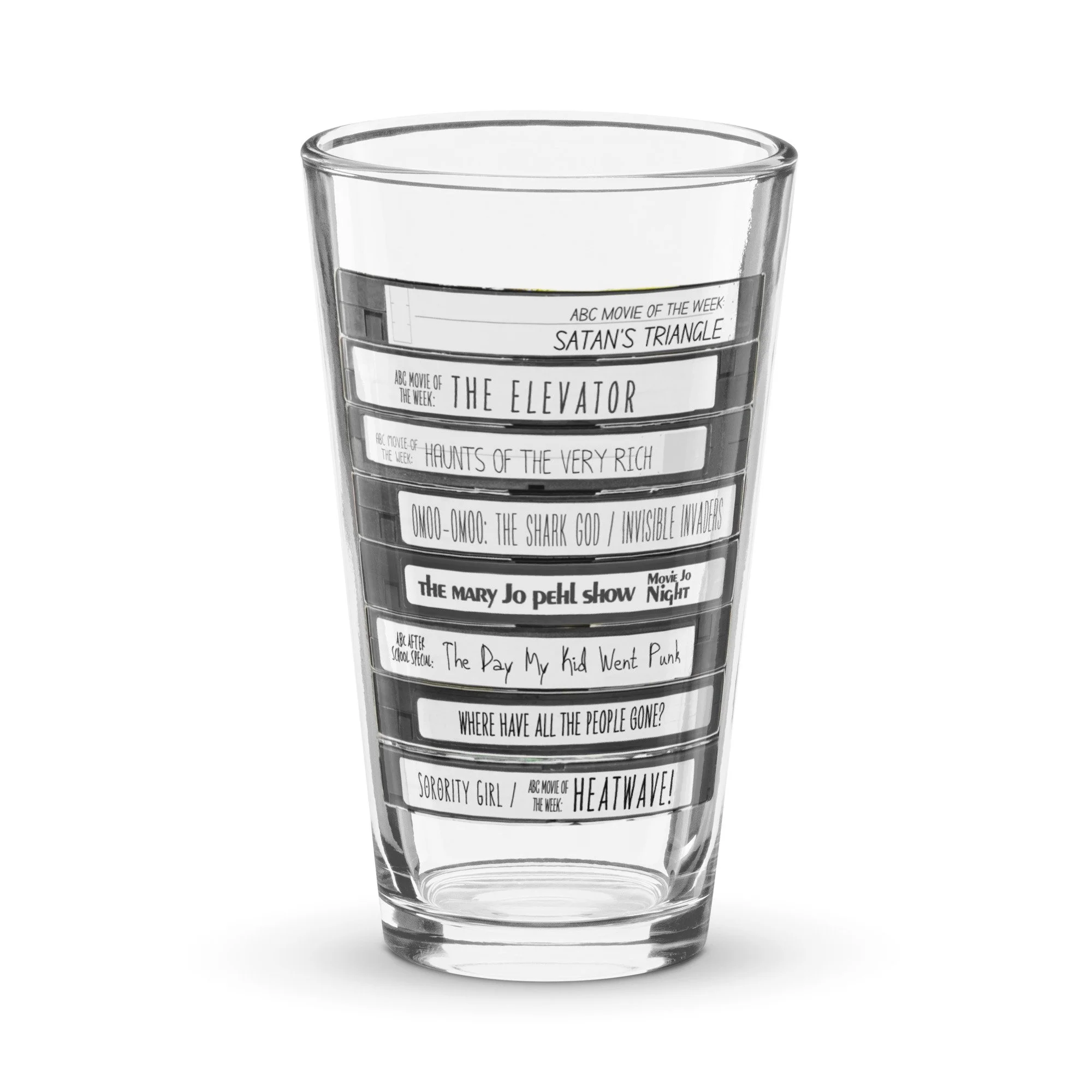 The Mary Jo Pehl Show Presents: Movie Jo Night | Shaker pint glass