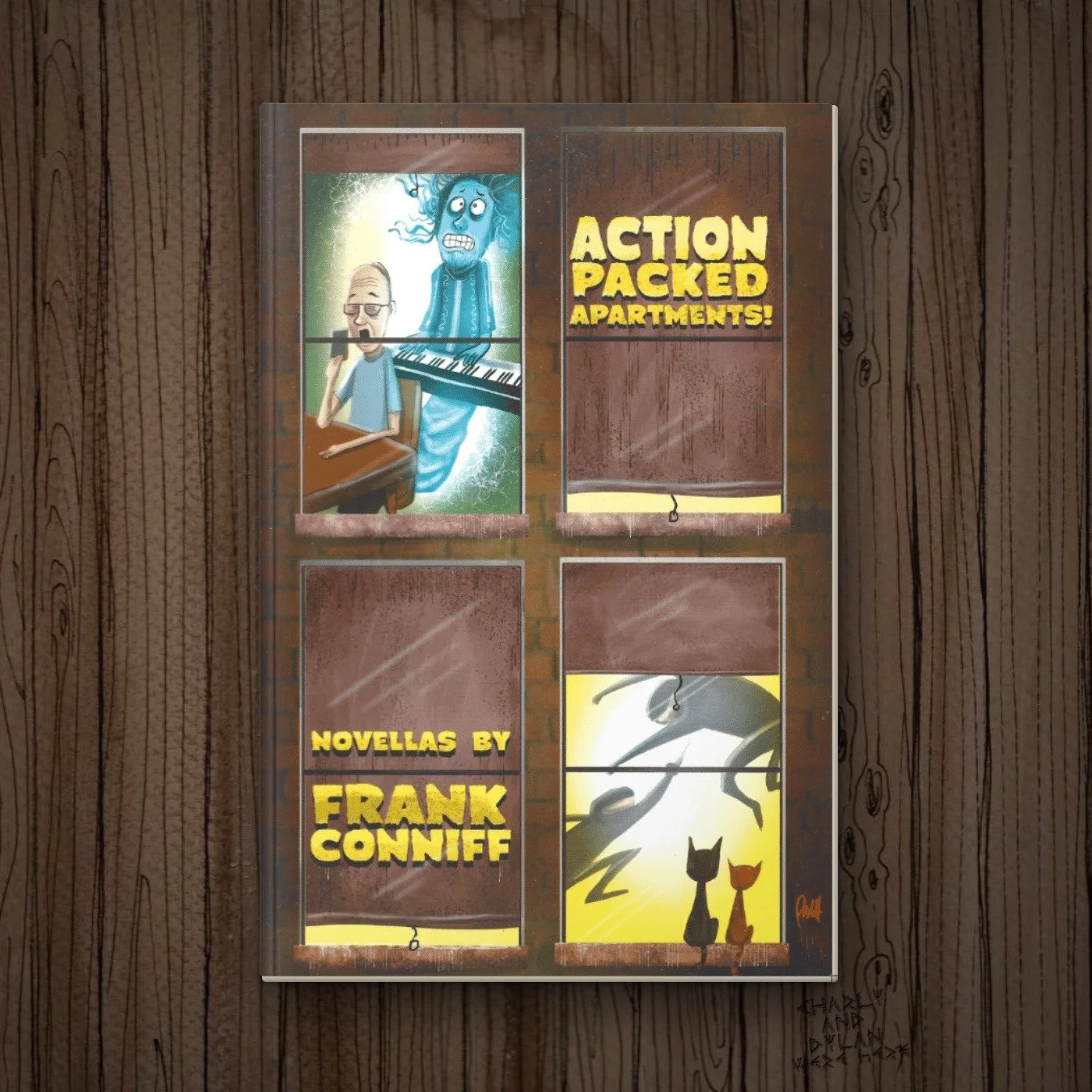 Action-Packed Apartments!: Novellas by Frank Conniff (autographed by author)