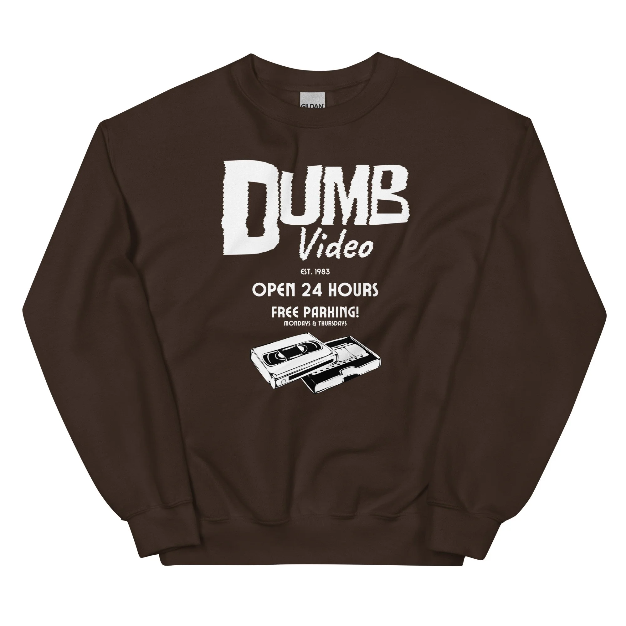 Dumb Video | Open 24 Hours | Unisex Sweatshirt