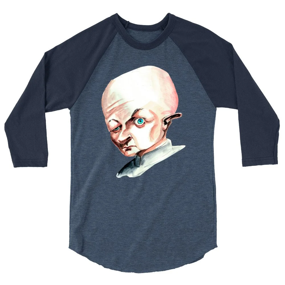 Blofeld by Carmen Cerra | 3/4 sleeve raglan shirt