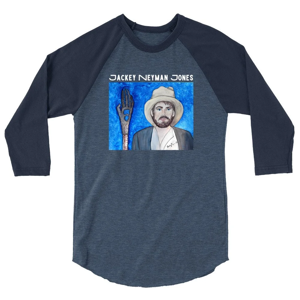 Jackey Neyman Jones | "Torgo" | 3/4 sleeve raglan shirt