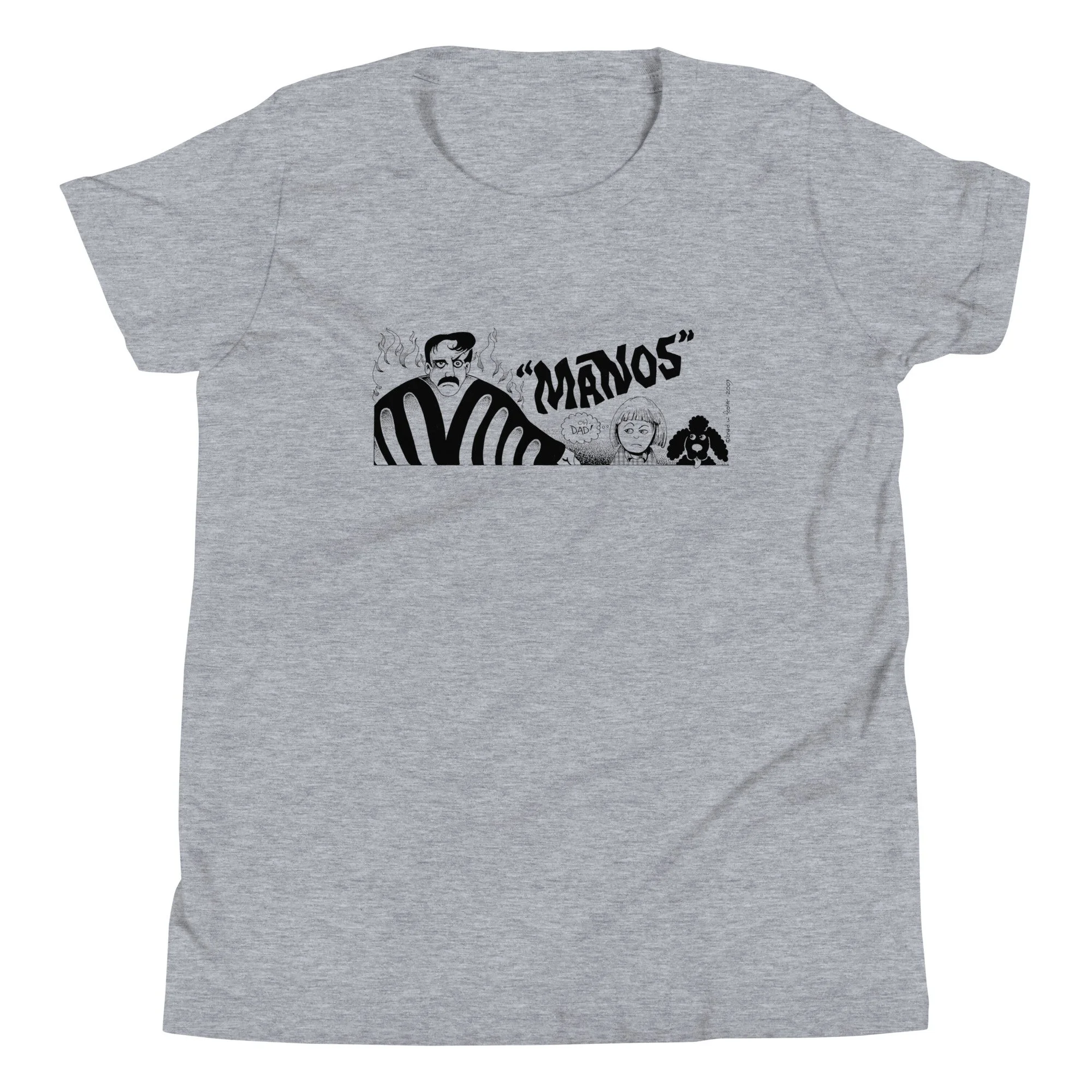 Jackey Neyman Jones | Manos: The Hands of Fate | Brad Foster Design in B&W | Youth t-shirt