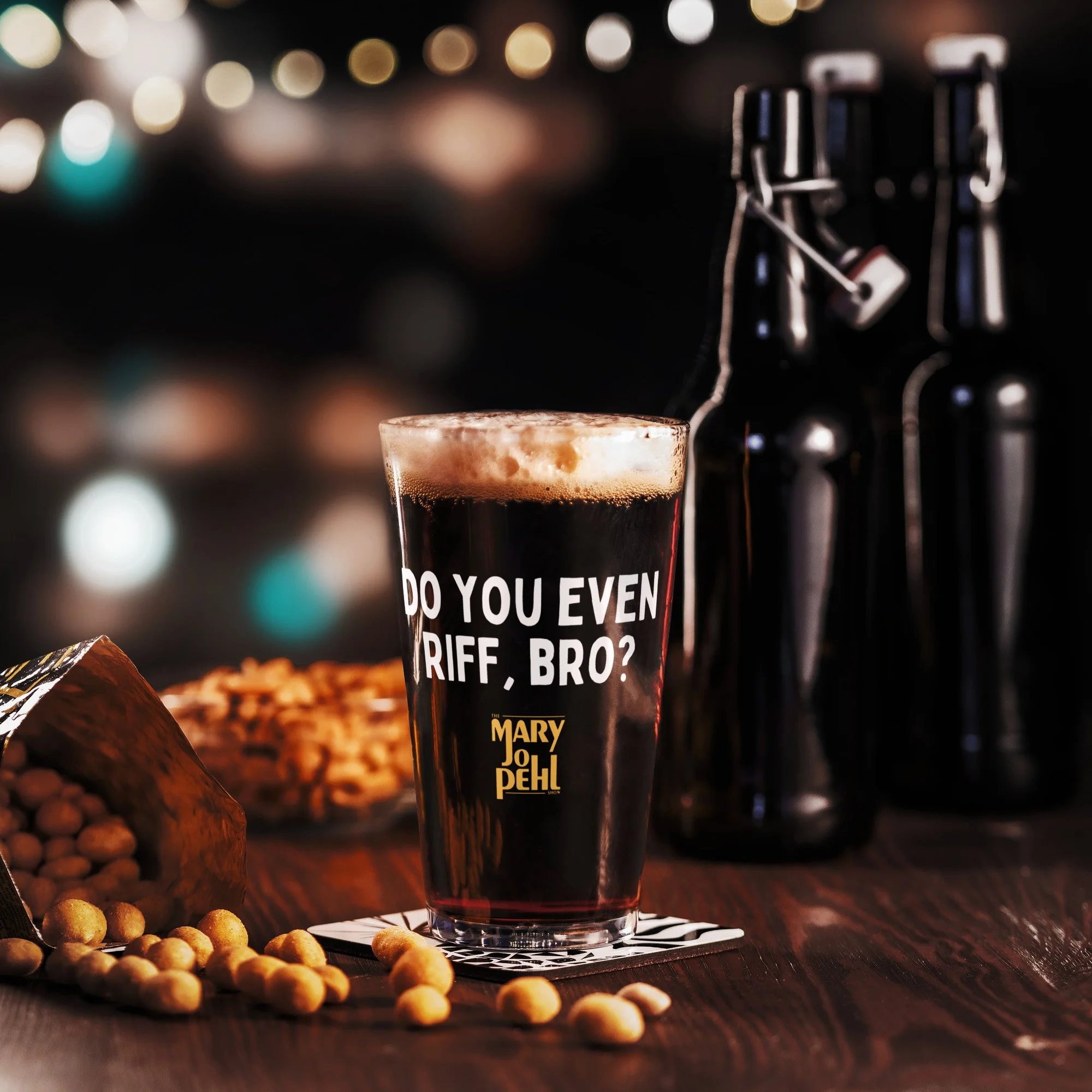 Do You Even Riff, Bro? | The Mary Jo Pehl Show | Shaker pint glass