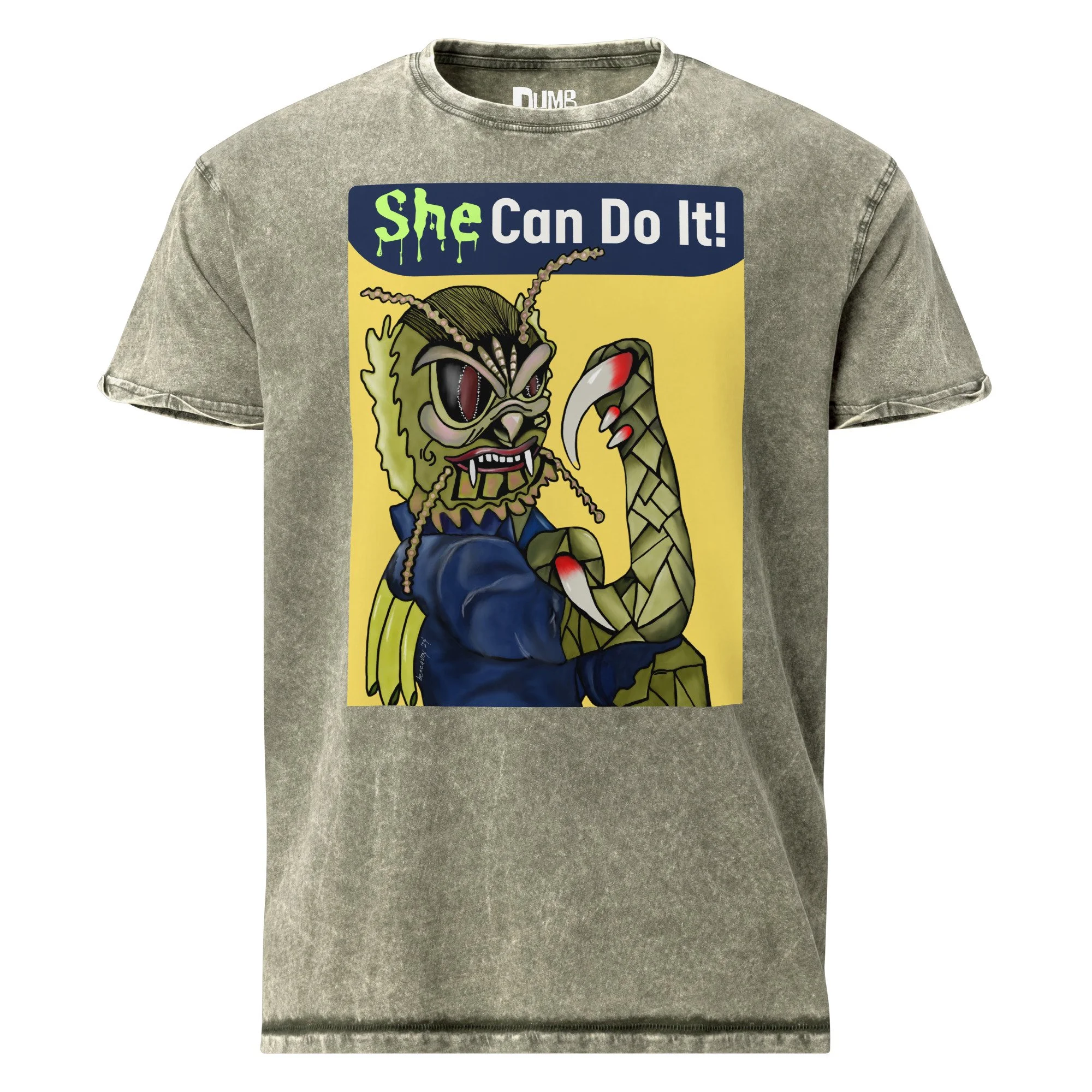 unisex-denim-t-shirt-dark-army-green-front-6ad27712de45a.jpg
