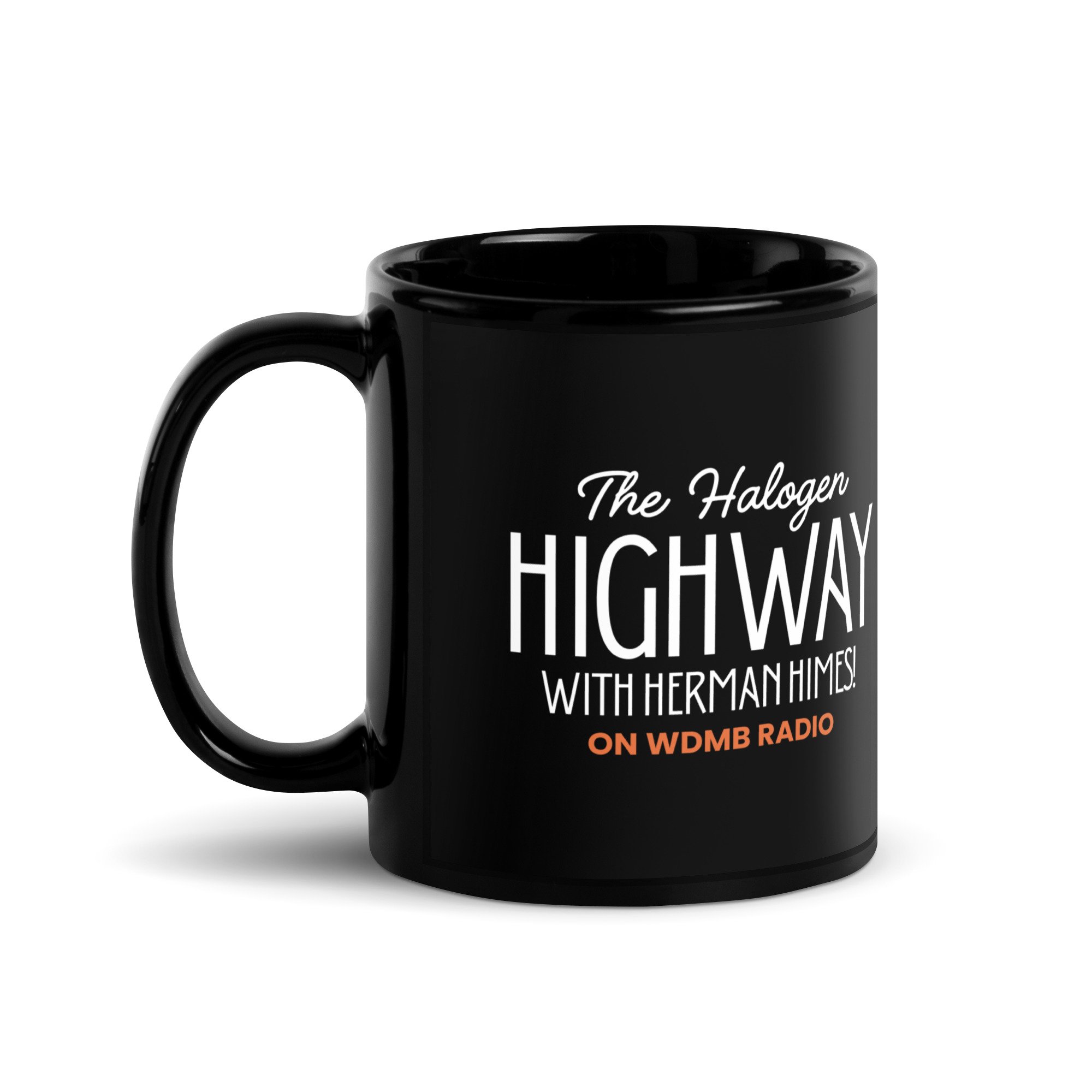 The Halogen Highway with Herman Himes | Black Glossy Mug