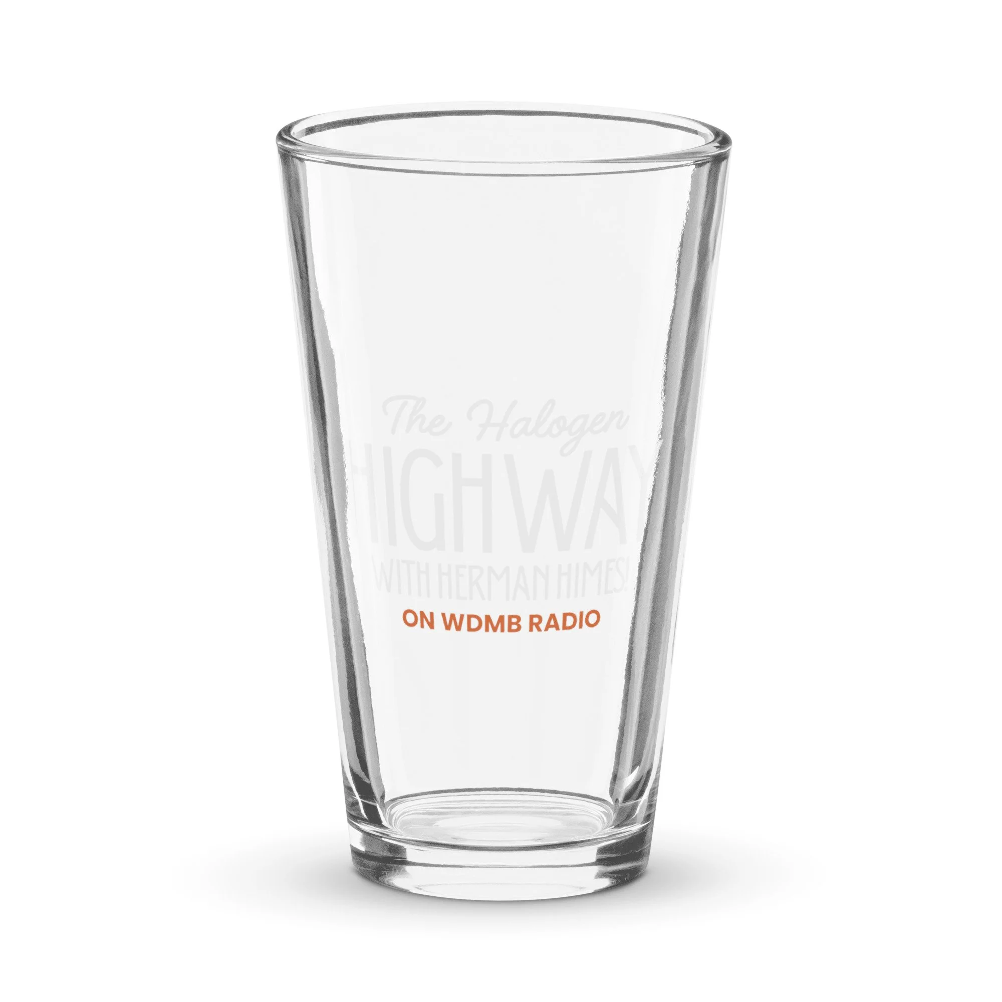 The Halogen Highway with Herman Himes | Shaker pint glass