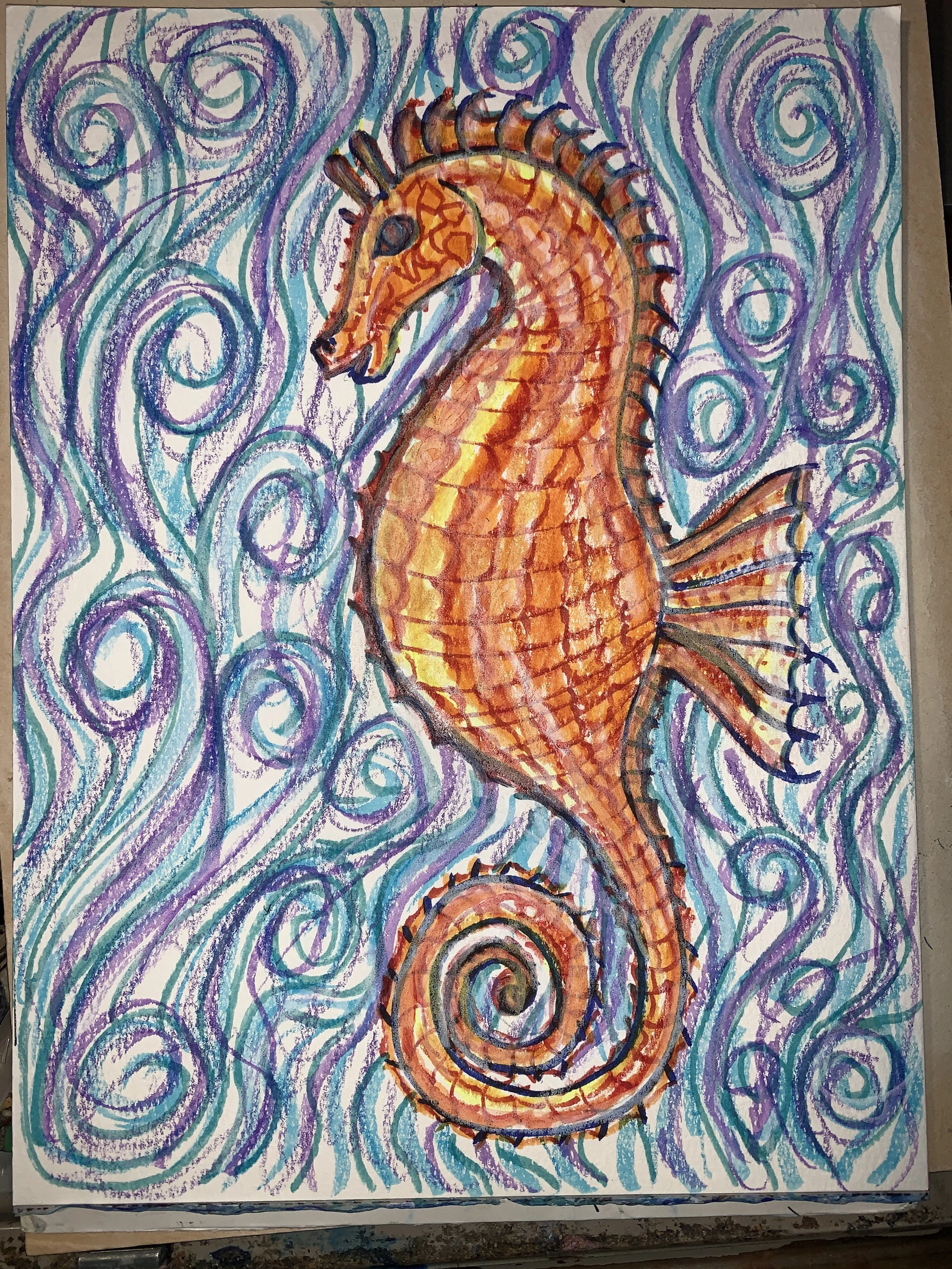 "Seahorse" by Bleue