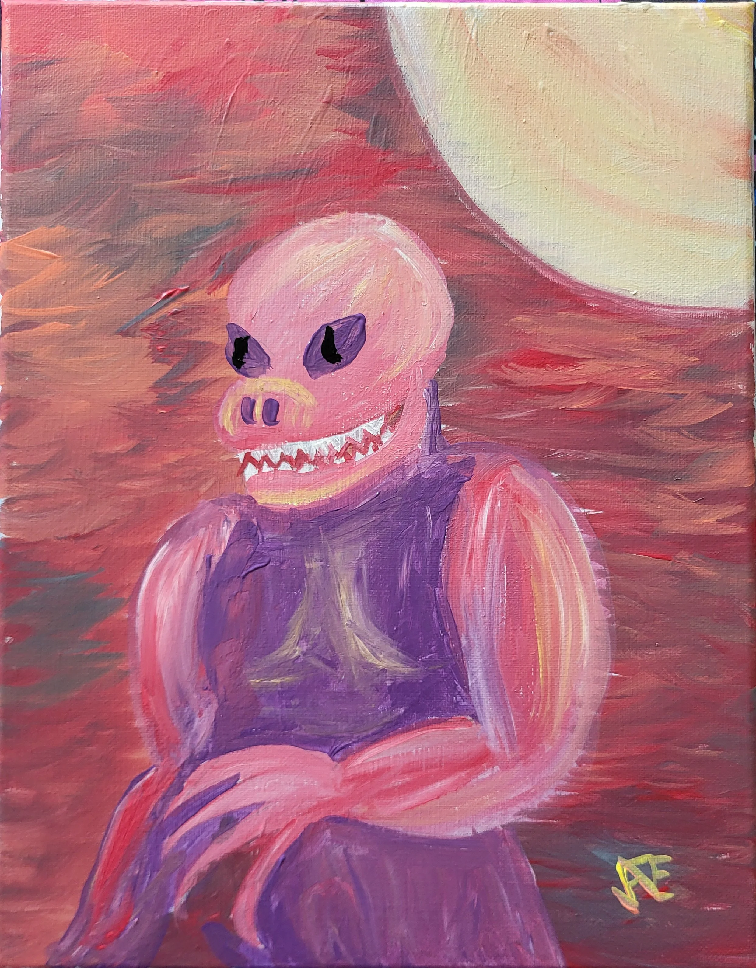 "Moonlight Makes Him Blush" by Auntie Julie