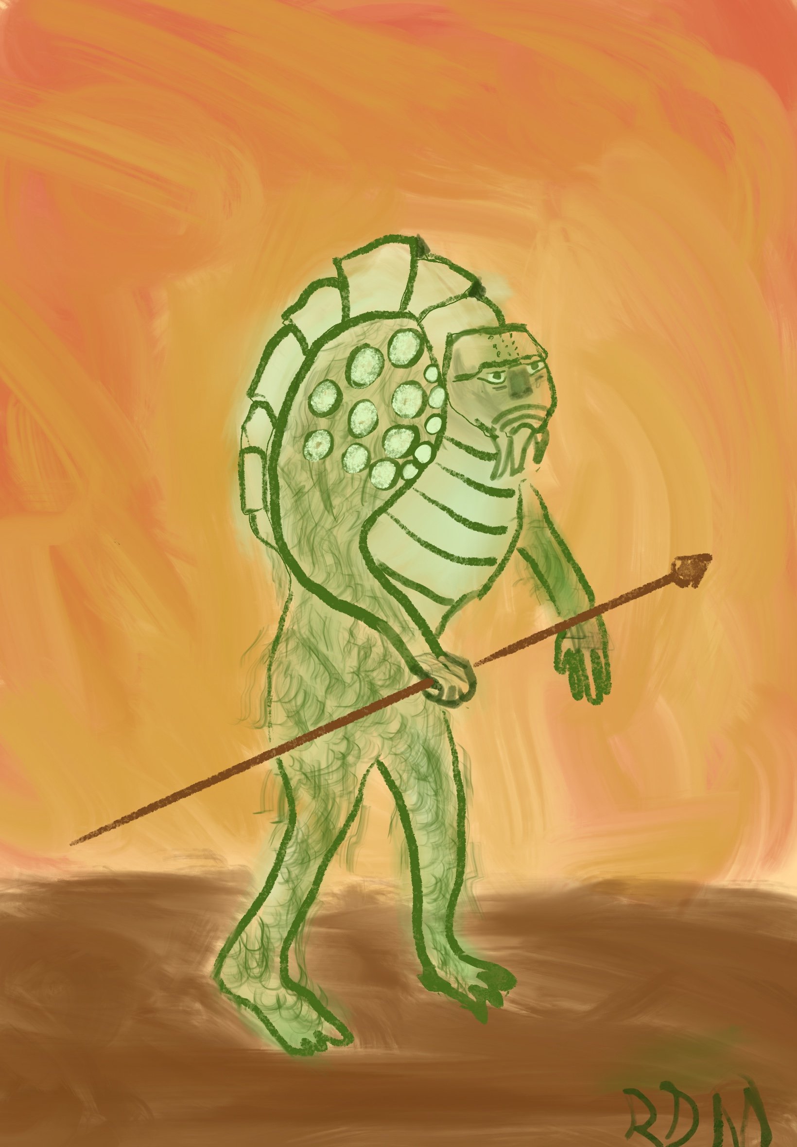 "Untitled Slime Person" by Doris Leachman