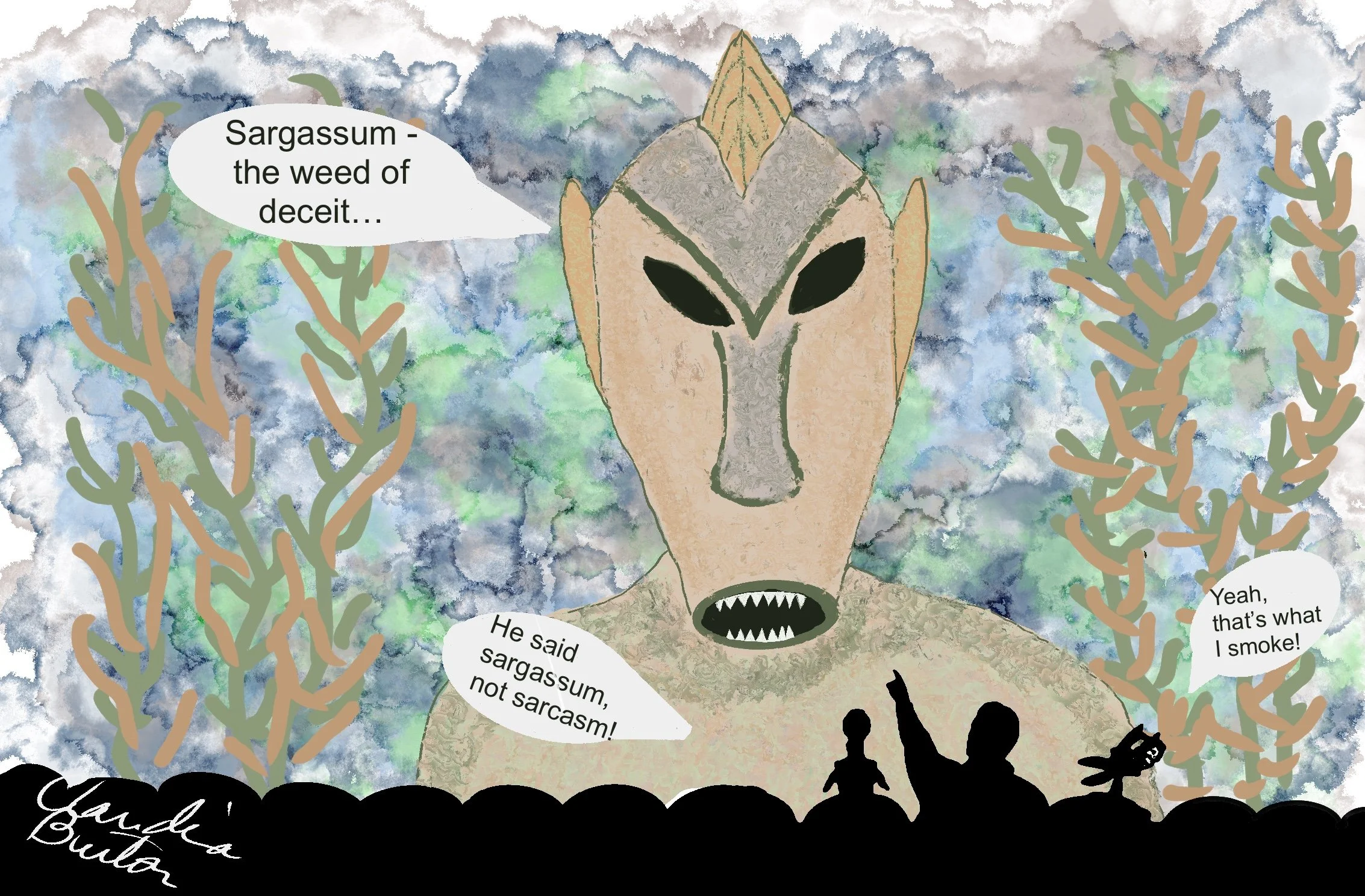 "Dr. Z and 420" by Claudia Burton