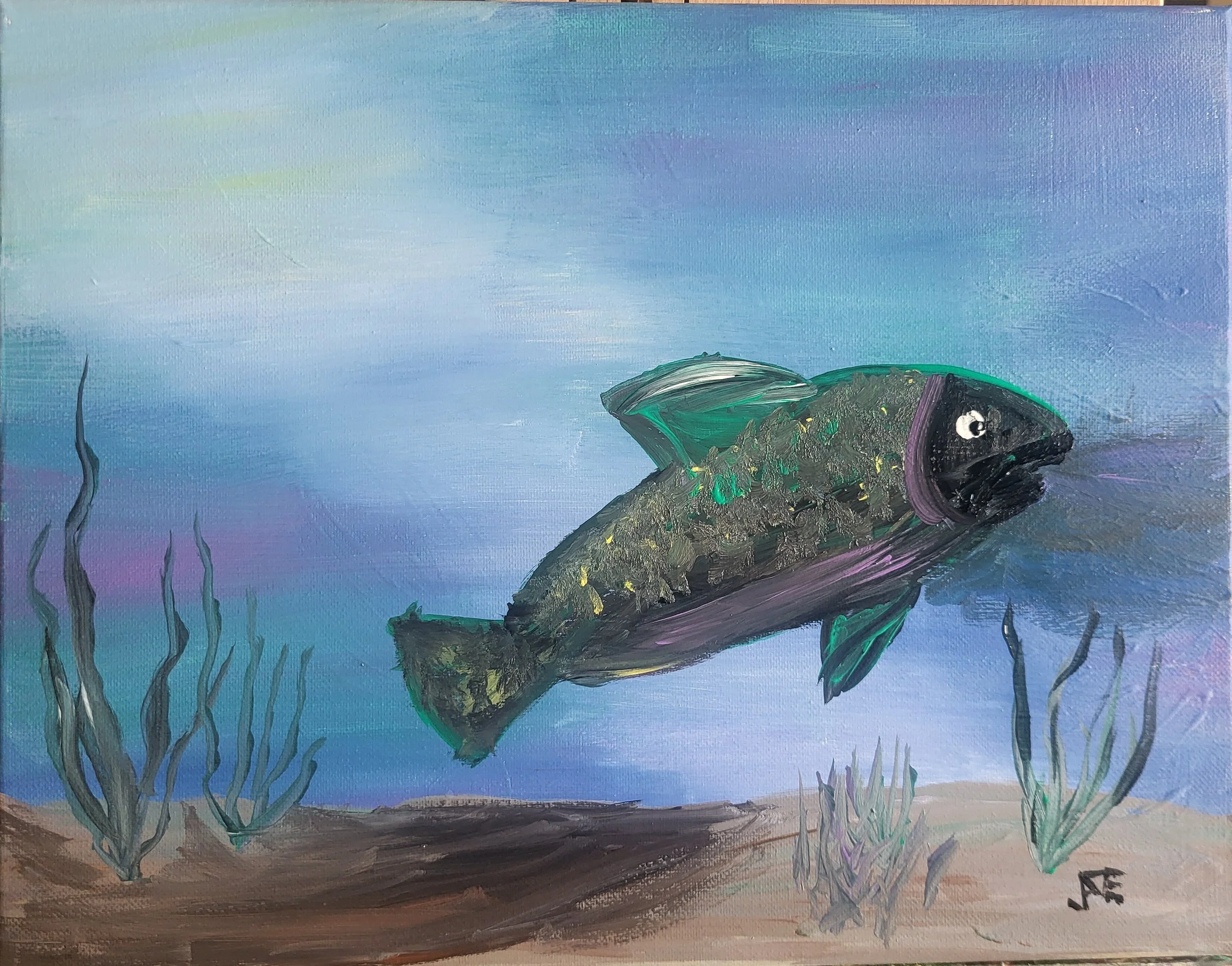 "It's All Fun And Games Until I Try To Paint A Turtle" by Auntie Julie Willis