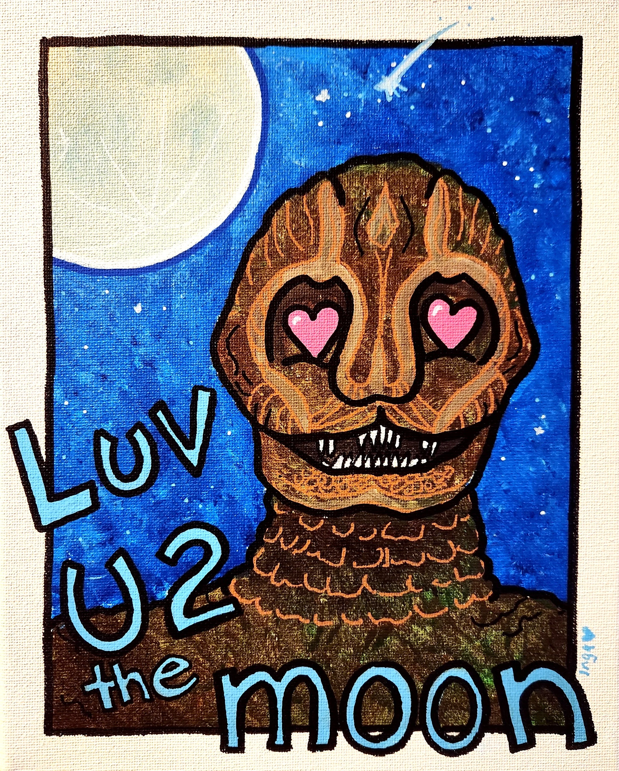"Luv U 2 The Moon" by Inga Wohlgemuth