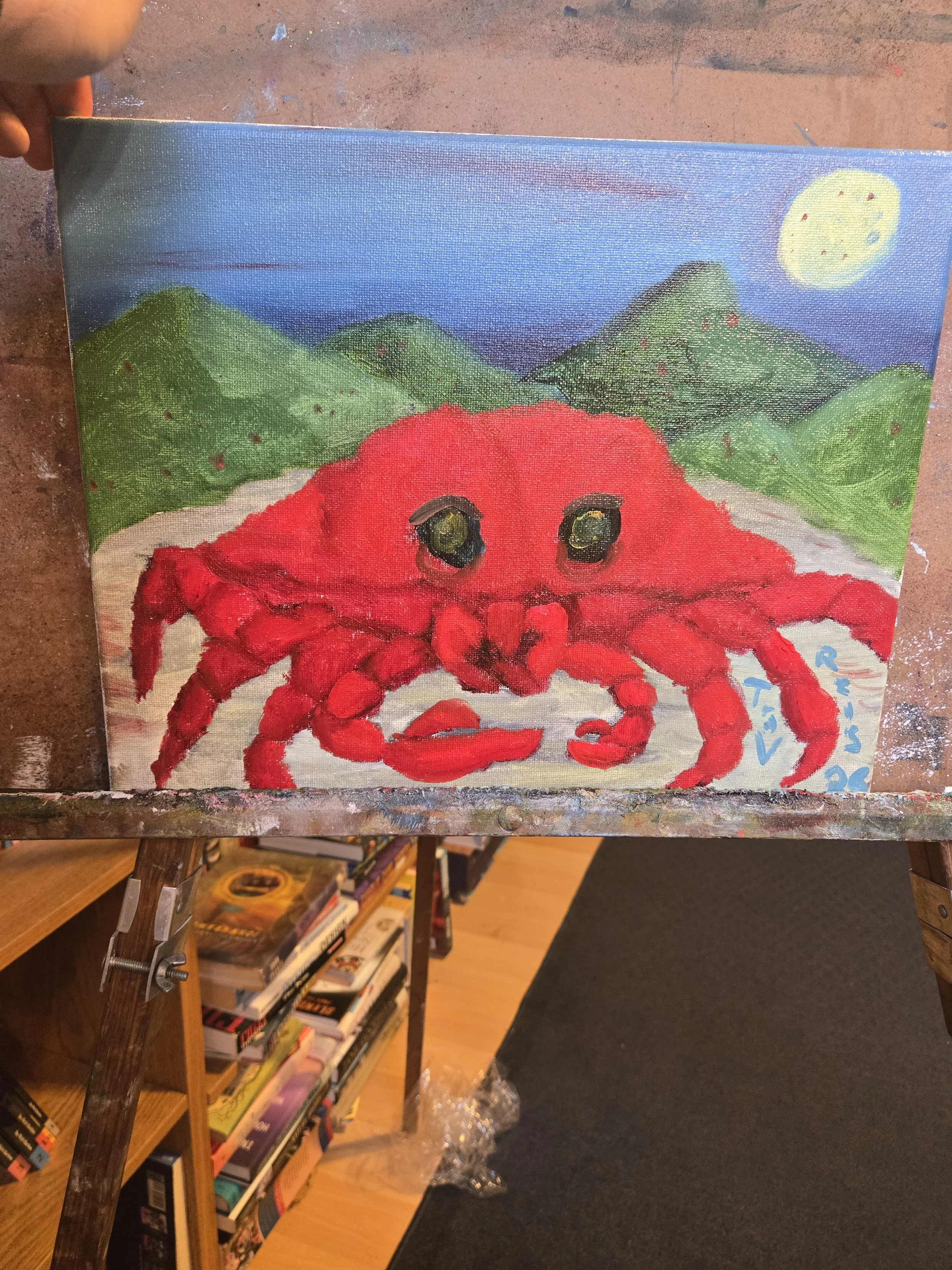 "Monster Crab on Beach" by Travis Reis