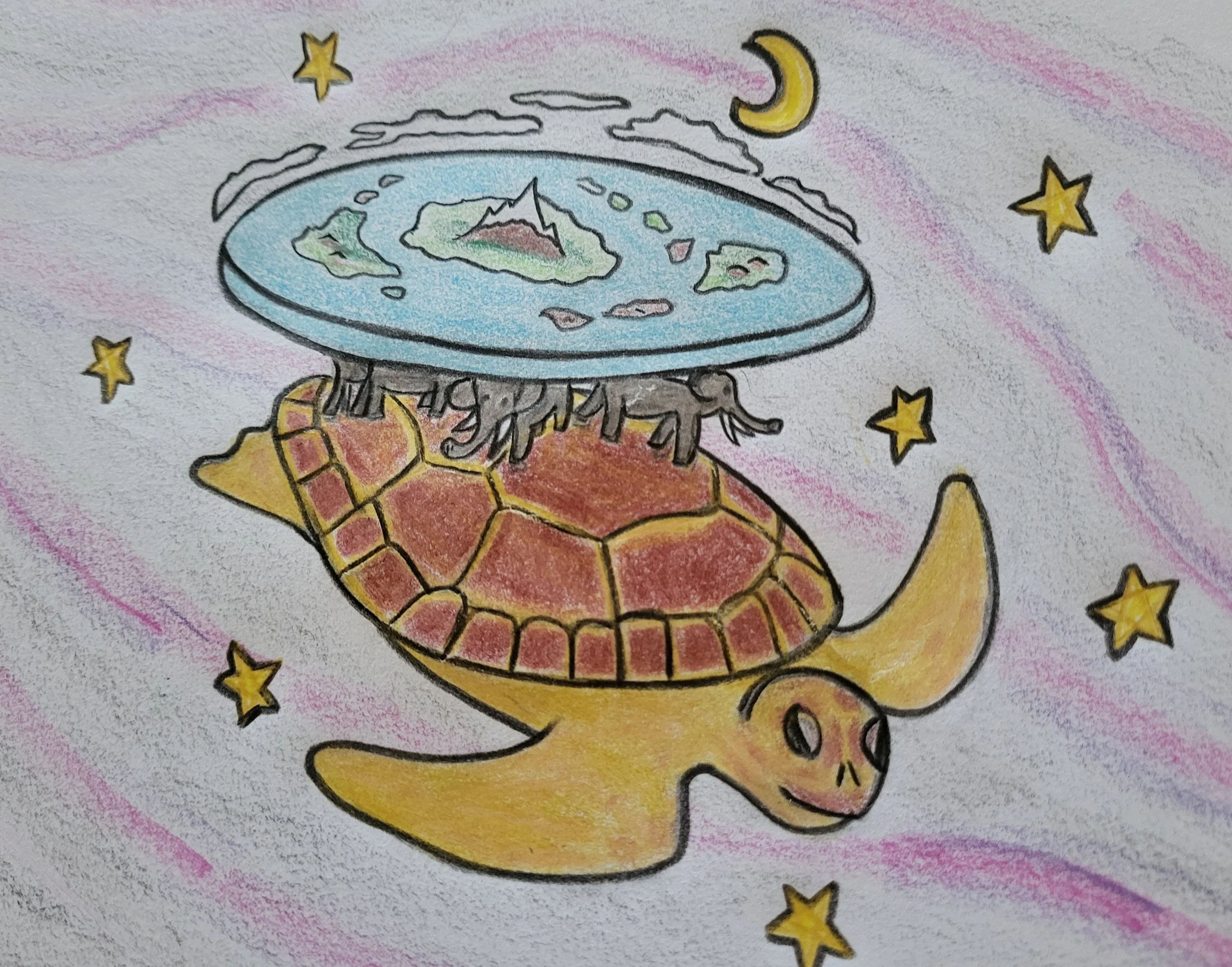 "World Turtle" by Devon Trahan