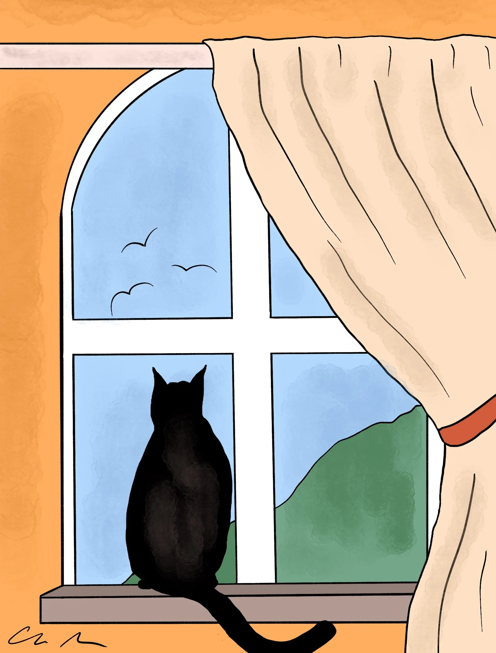 "Jupey in the Window" by Chris Gersbeck