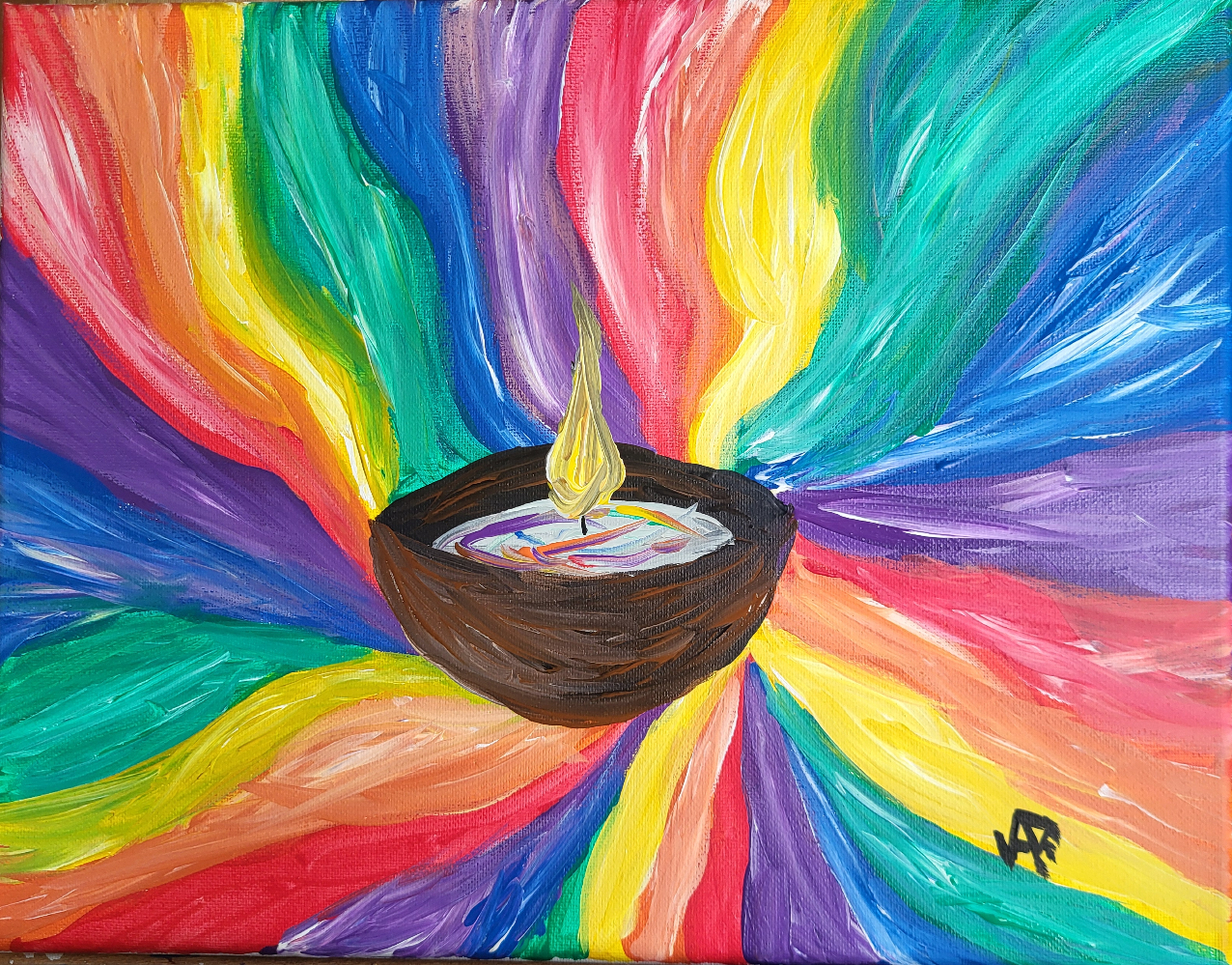 "Rainbow Thoughts" by Auntie Julie Willis