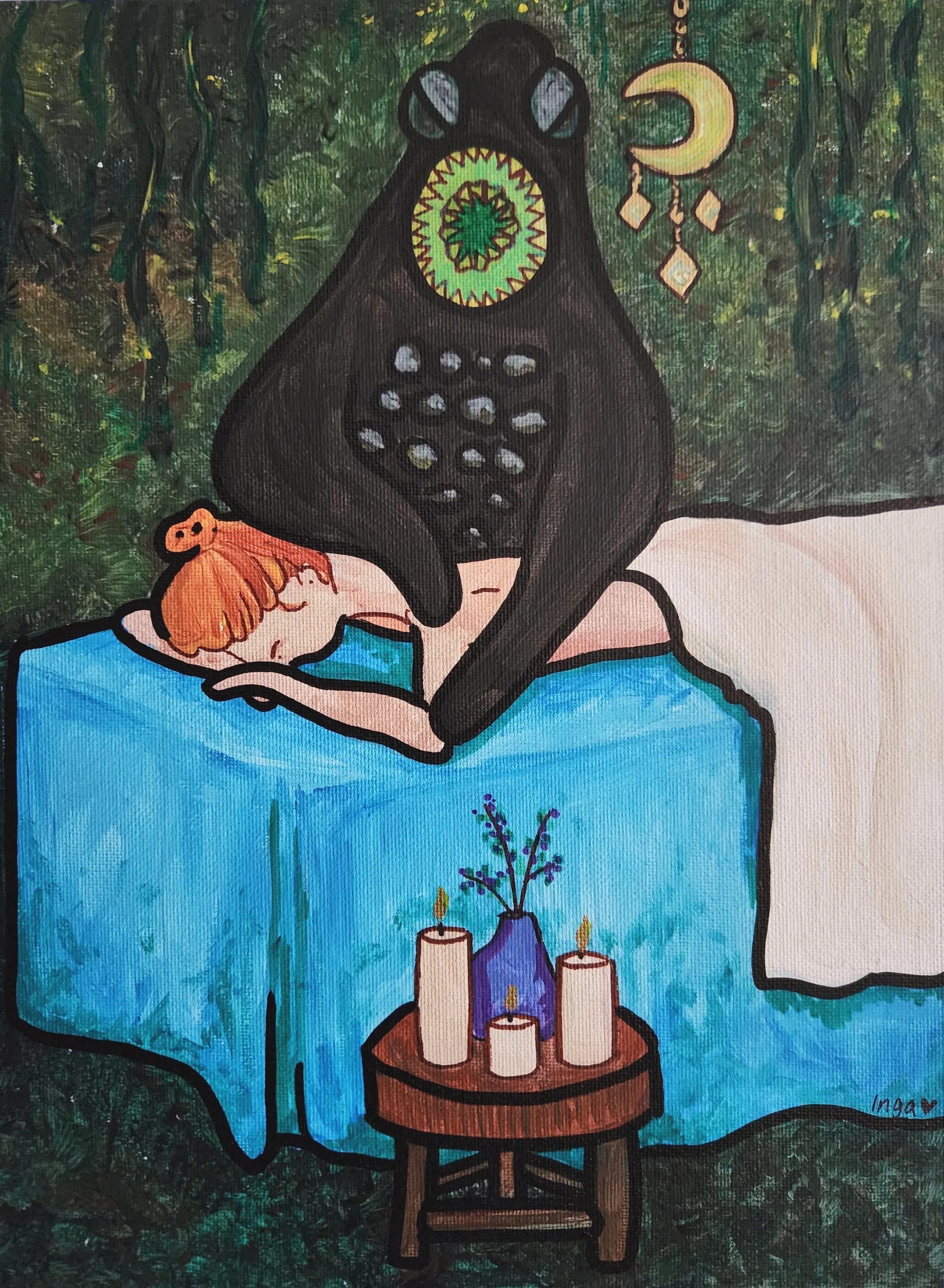 "Spa Day of the Giant Leeches" by Inga Wohlgemuth