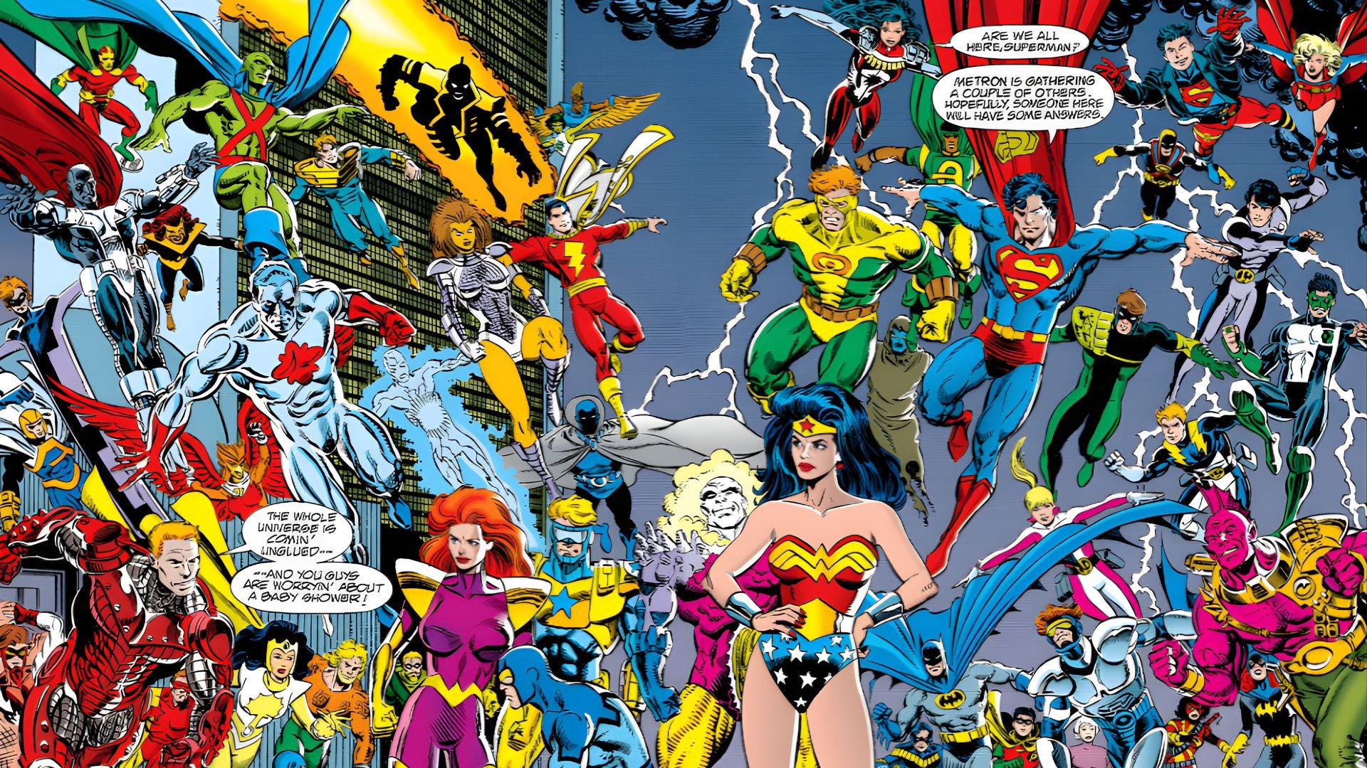 The Dumb Industries Mystery Hour watches a DC Zero Hour Promotional Video