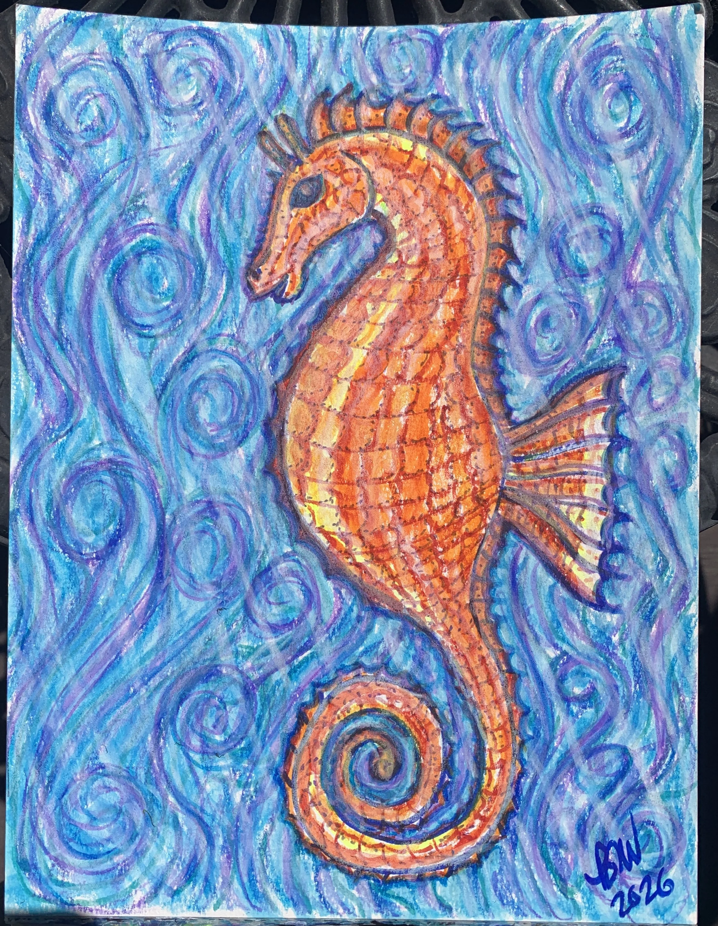 "Seahorse" by Bleue