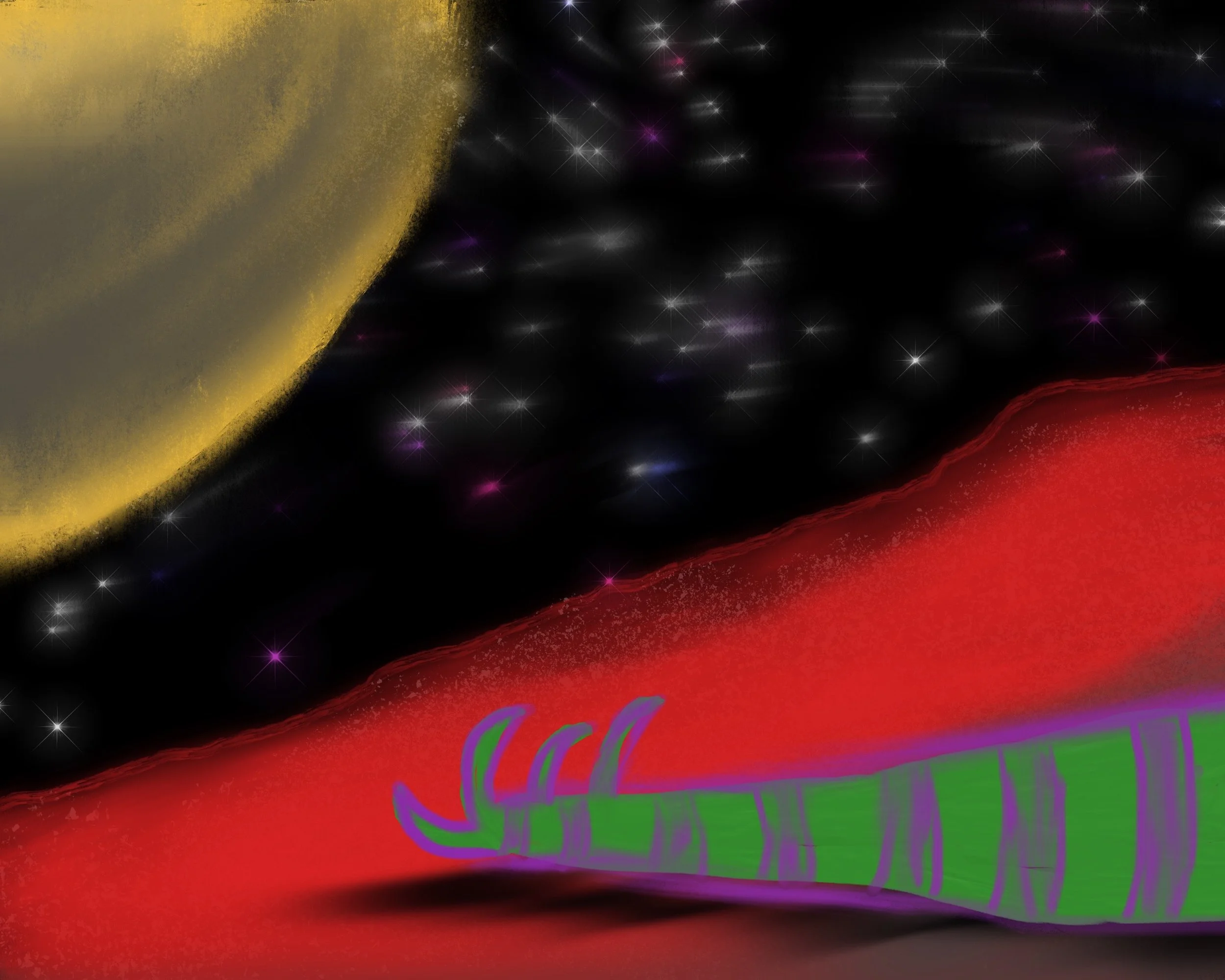 "Exit of the Moon Beast" by Chris Doyle