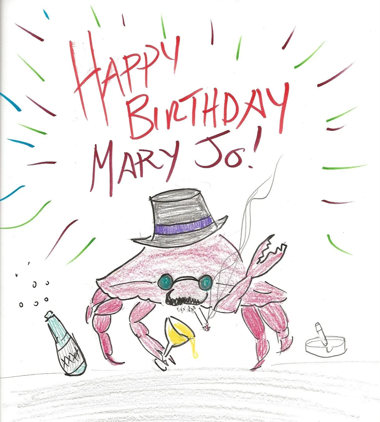 "Happy Birthday Mary Jo" by landonewts