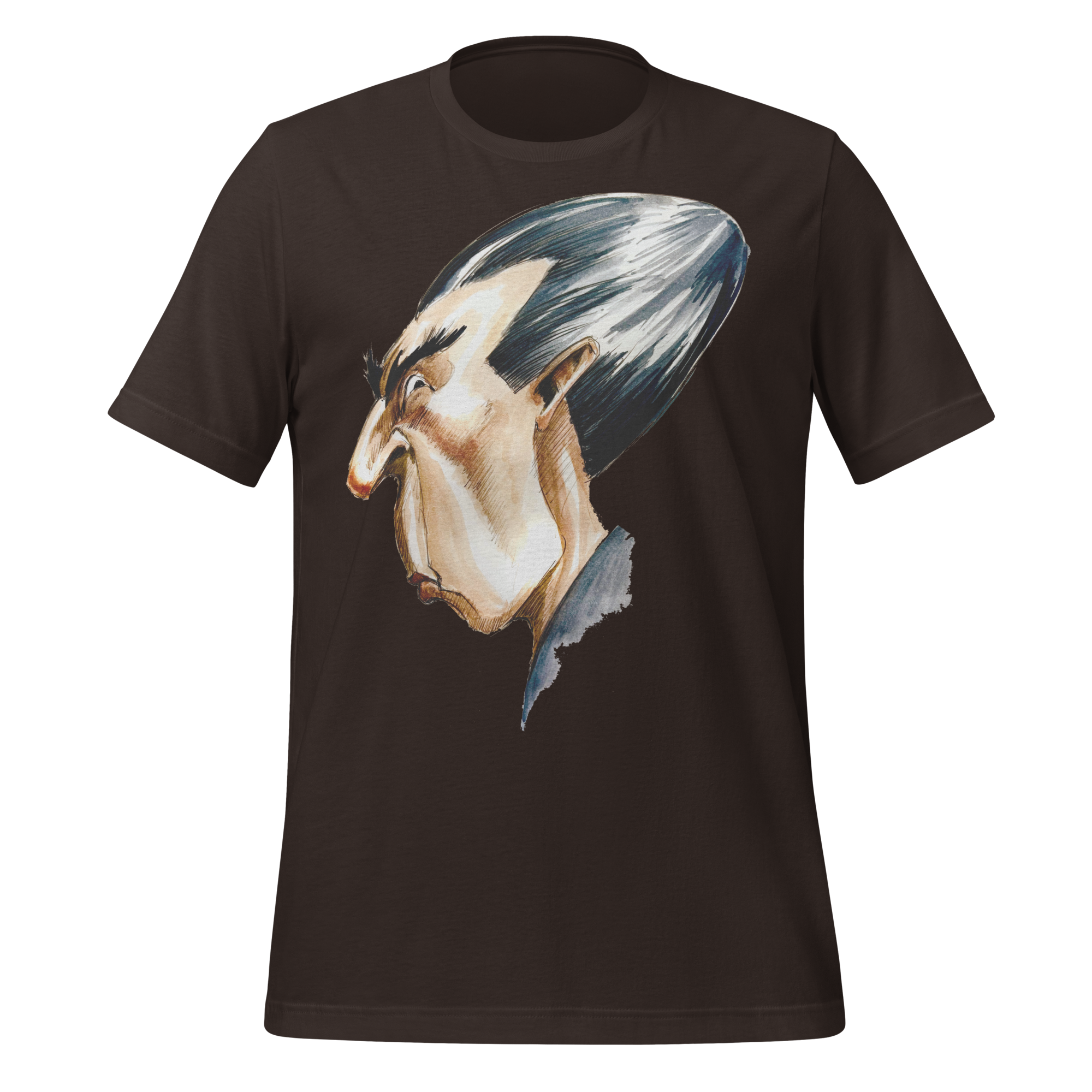 unisex-staple-t-shirt-brown-front-6a466ae75af60.png