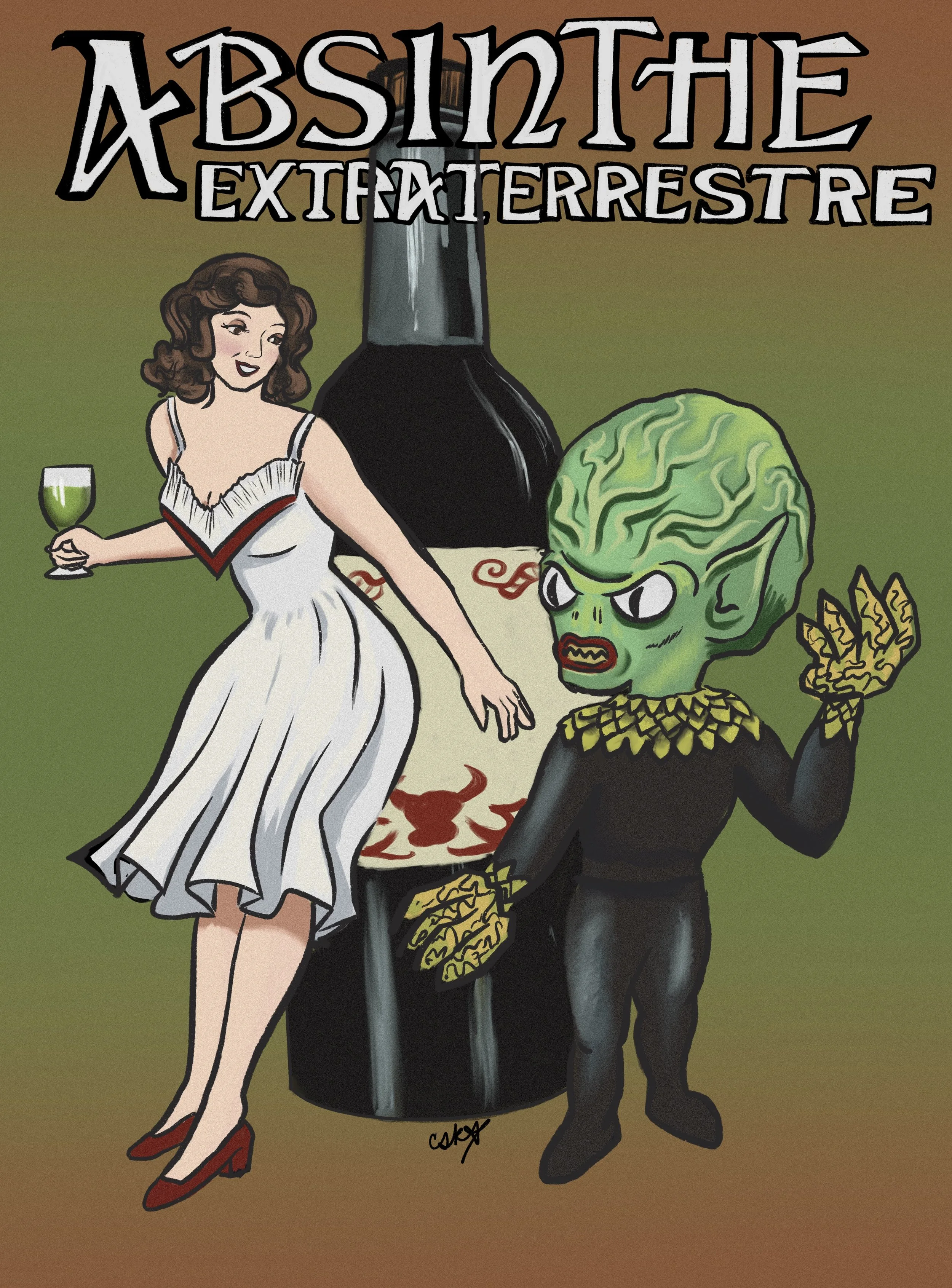Alien Absinthe" by Chelsea Kelly