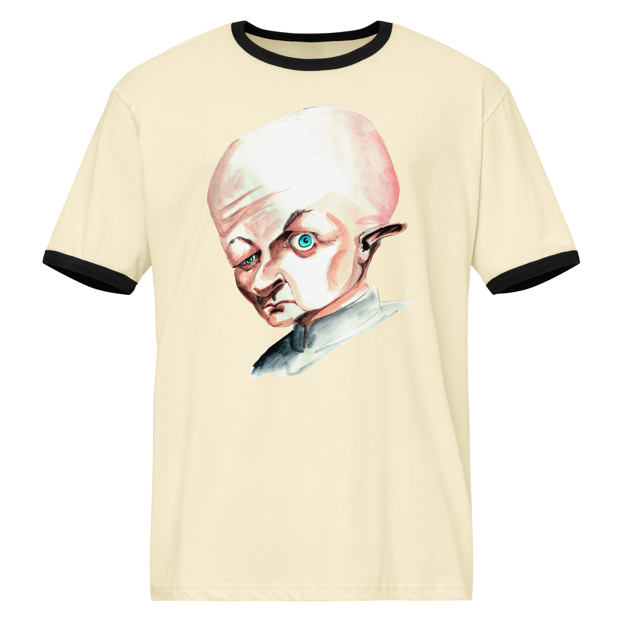 unisex-ringer-t-shirt-natural-black-front-6a466b2c6d442.png