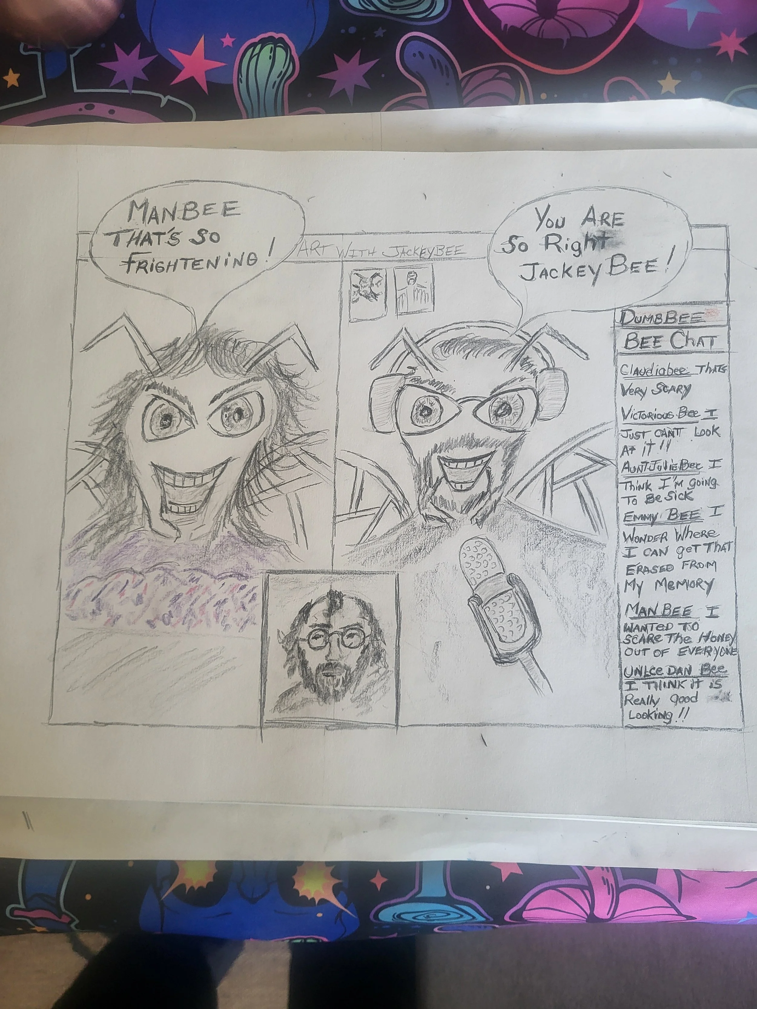 "Dumbbee art with Jackeybee"
