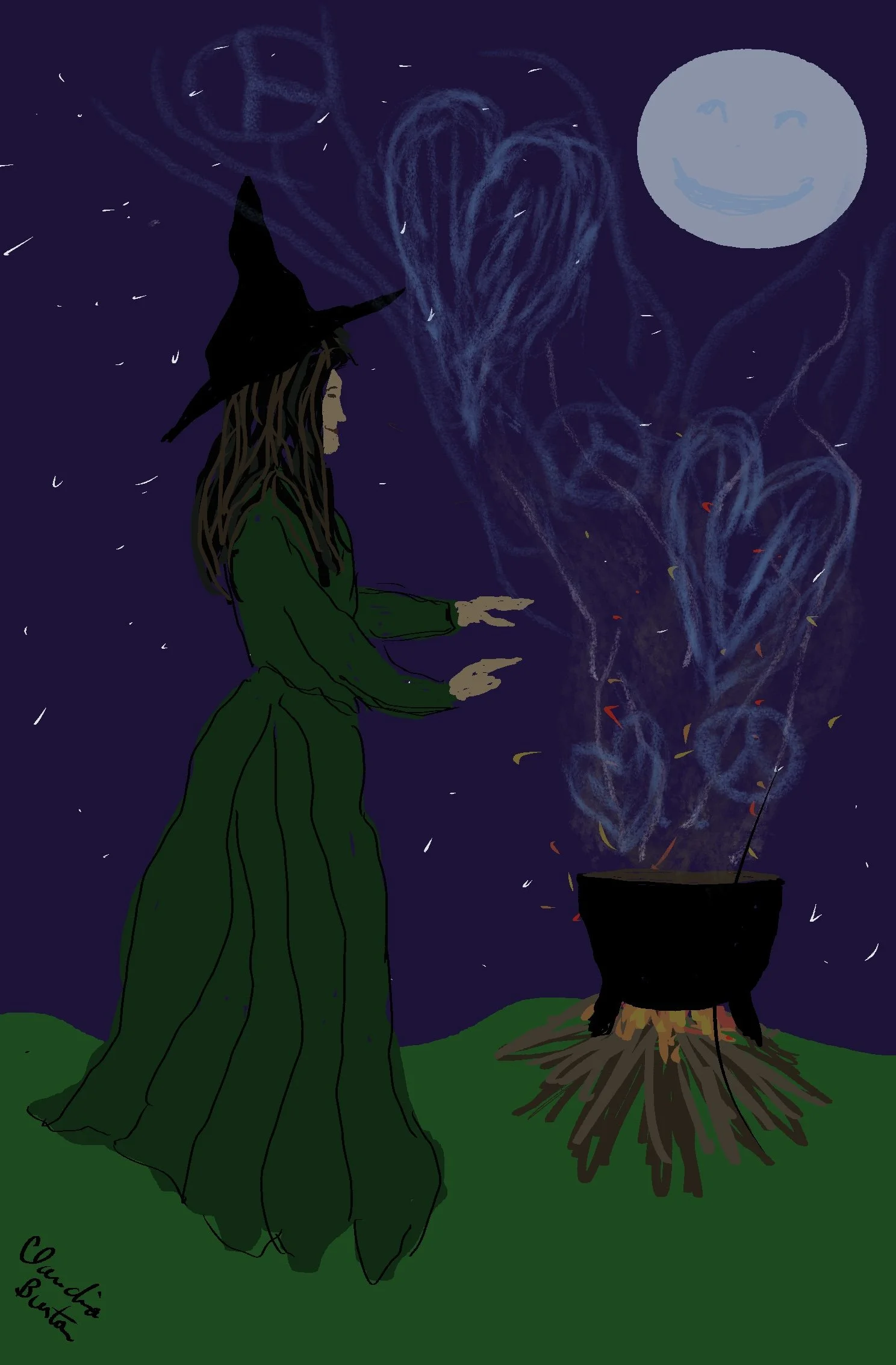"Conjuring Peace and Love" by Claudia Burton