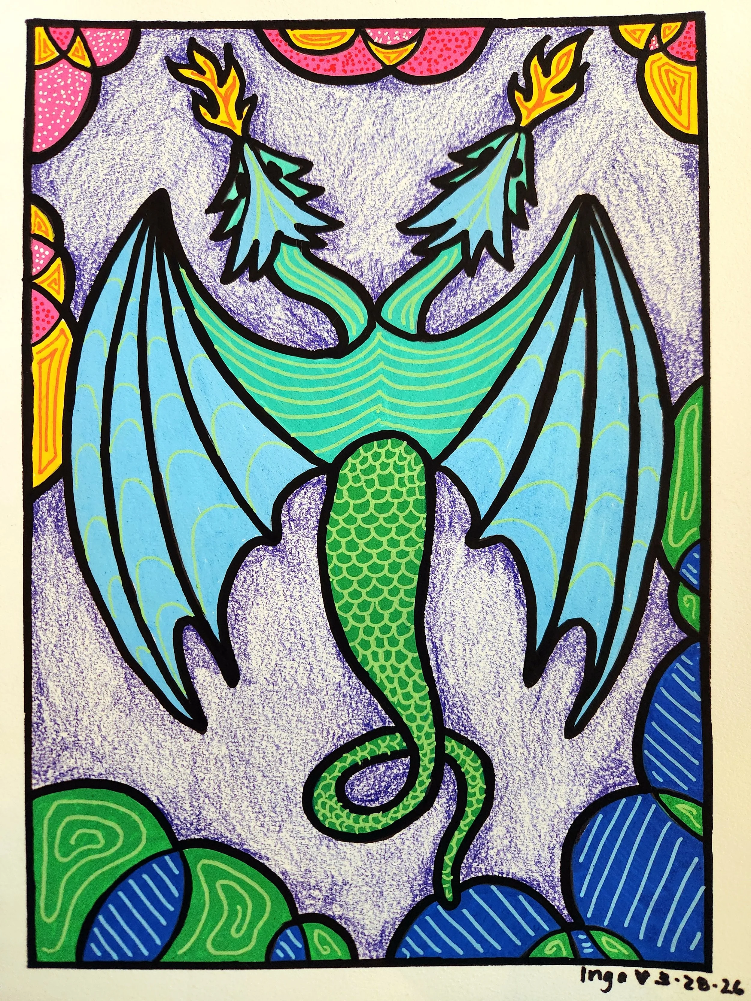 "Double Dragon" by Inga Wohlgemuth