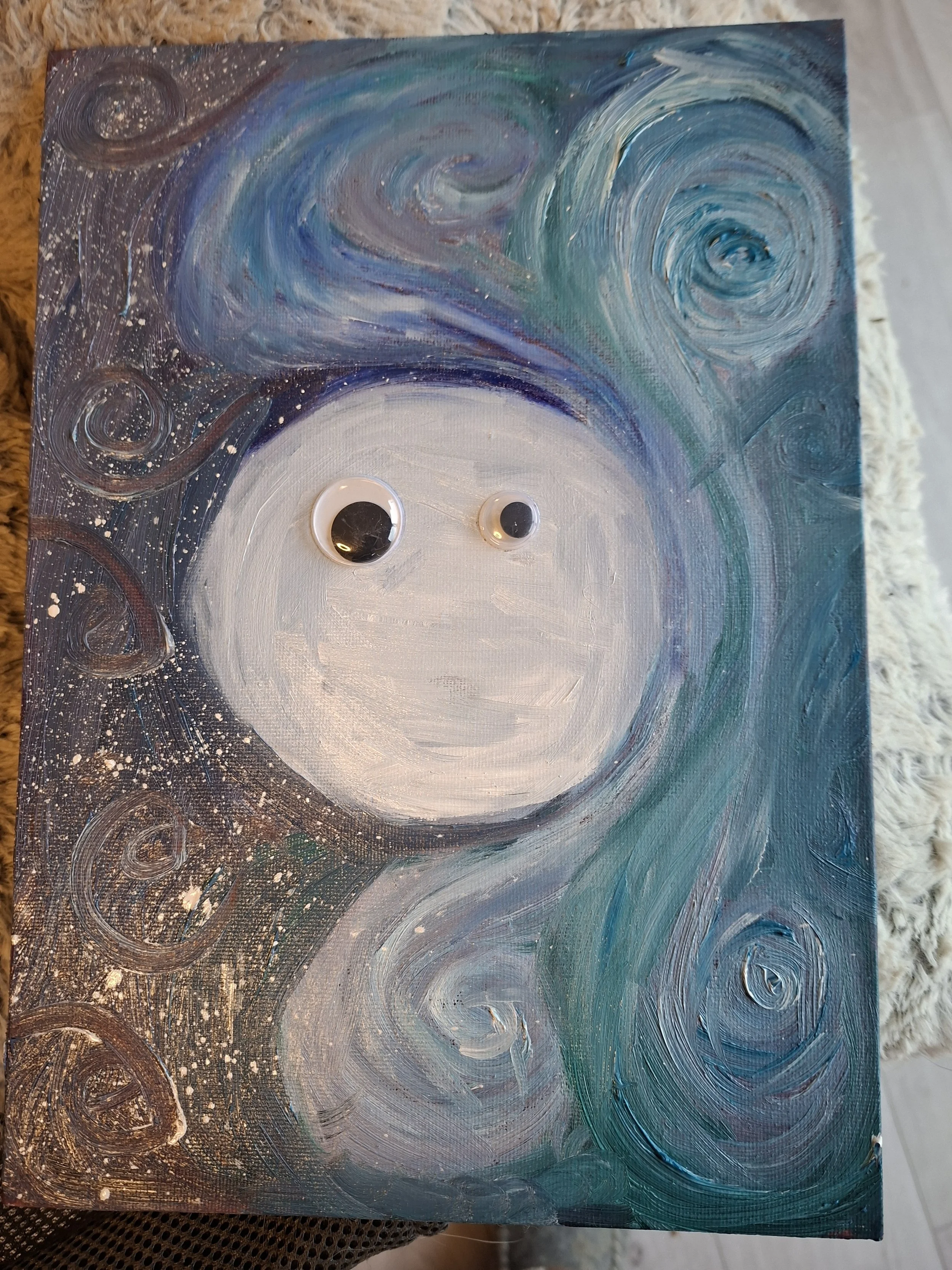 "Derpy Moon" by Sarah In Ireland