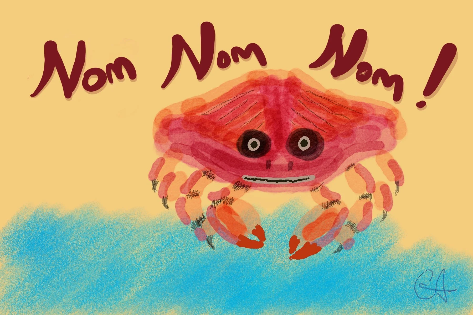 "The Crab Monster is Hungry" by Graham in Ireland